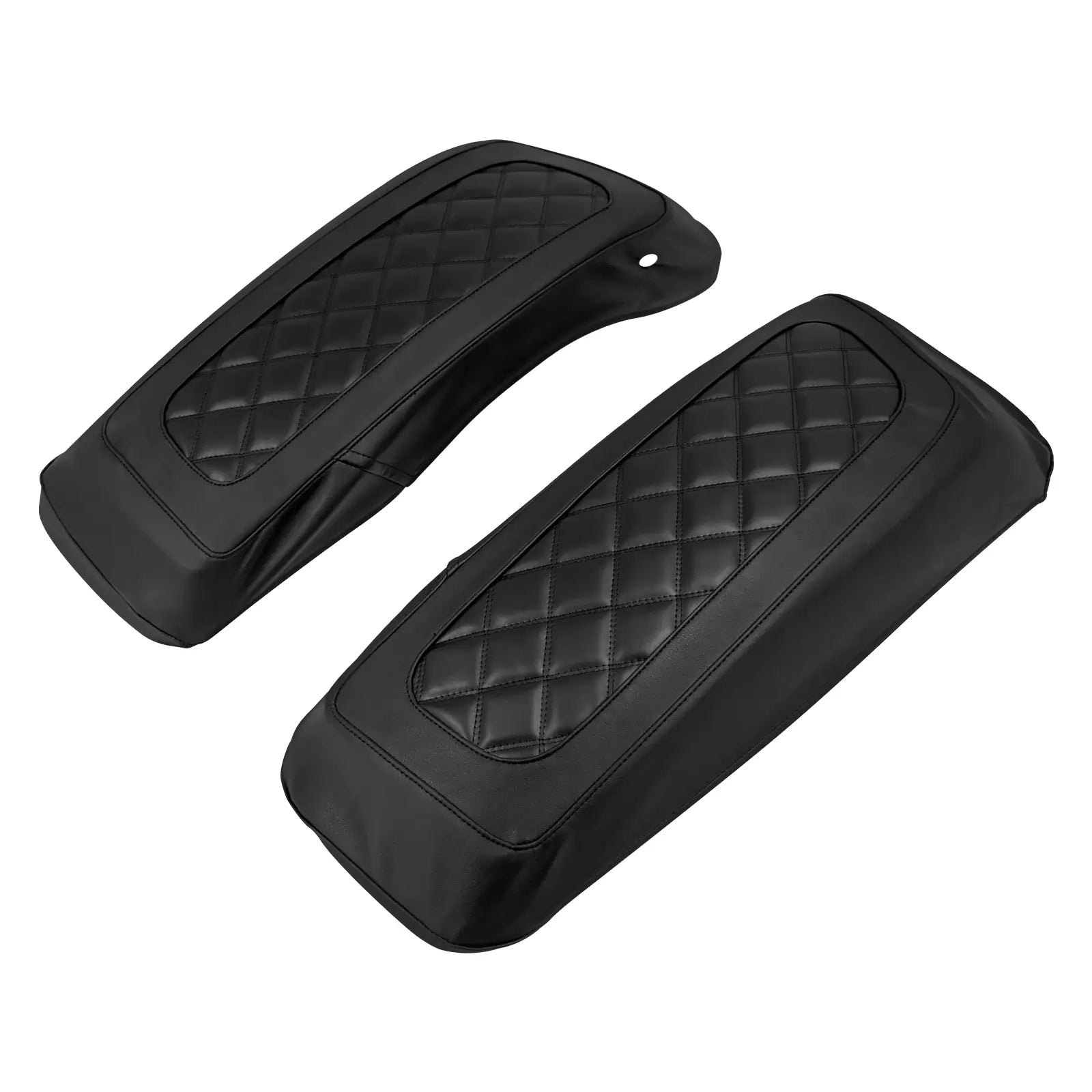 LU000401 mactions Saddlebag Lid Bra Diamond Top Cover For Harley touring