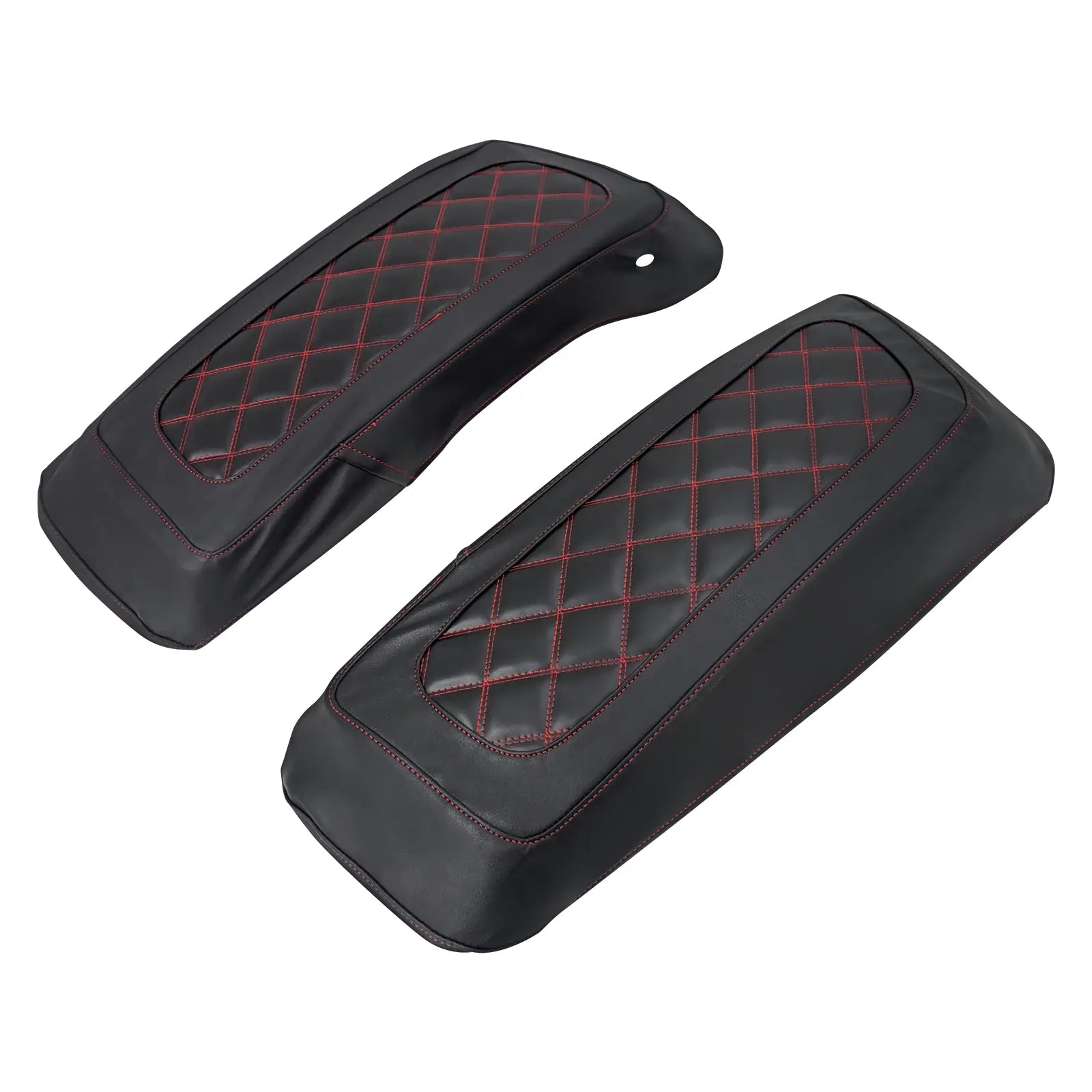 LU000403 mactions red leather saddlebag top cover