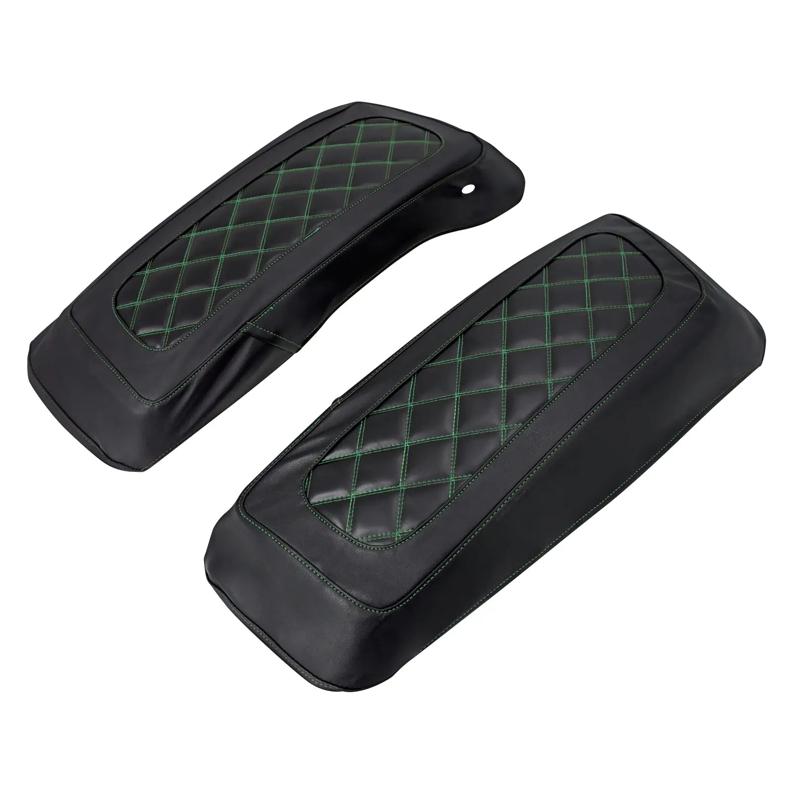 LU000406 mactions Saddlebag Lid Bra Diamond Top Cover For Harley touring