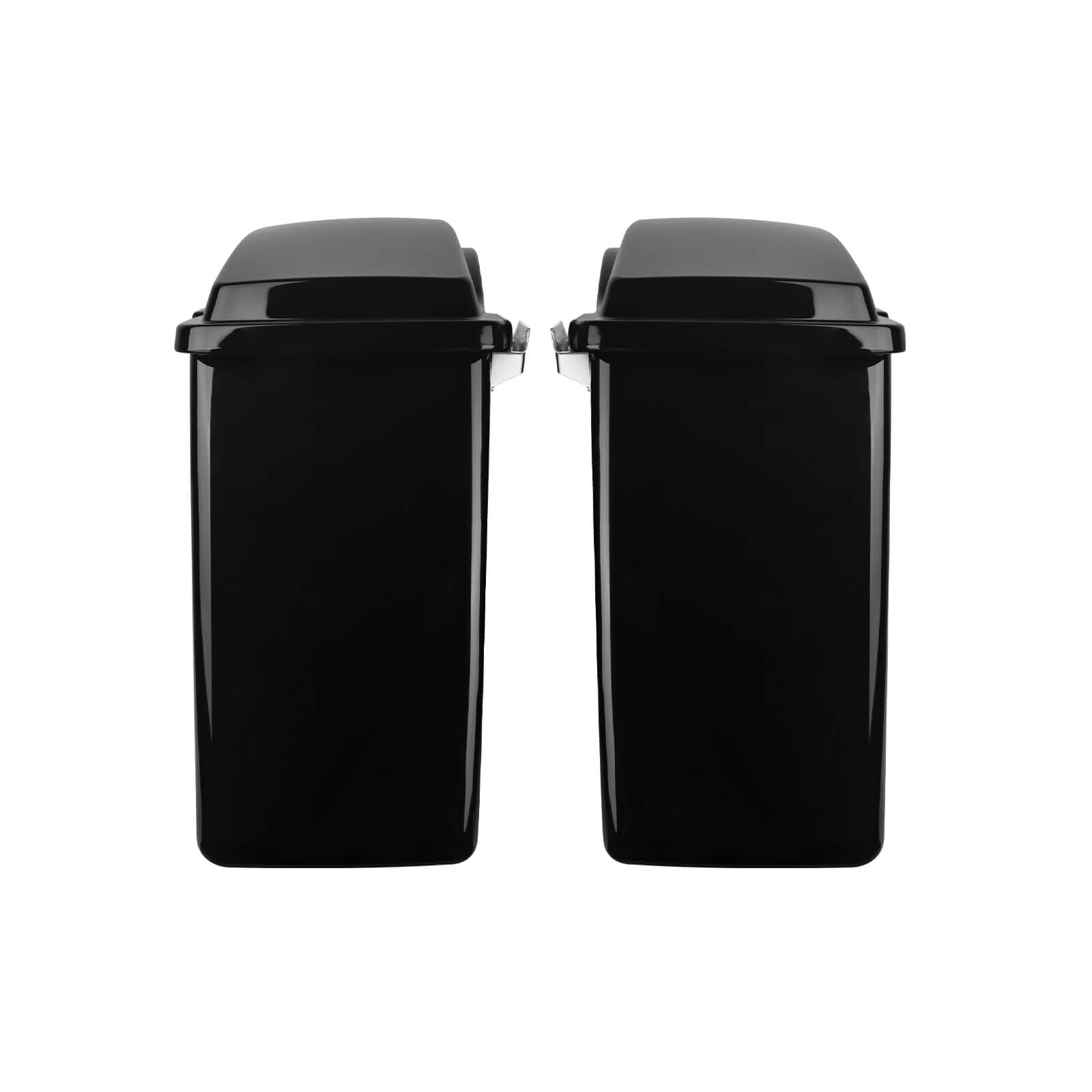 LU002001 mactions hard saddlebags trunk set touring 1994 black latch back