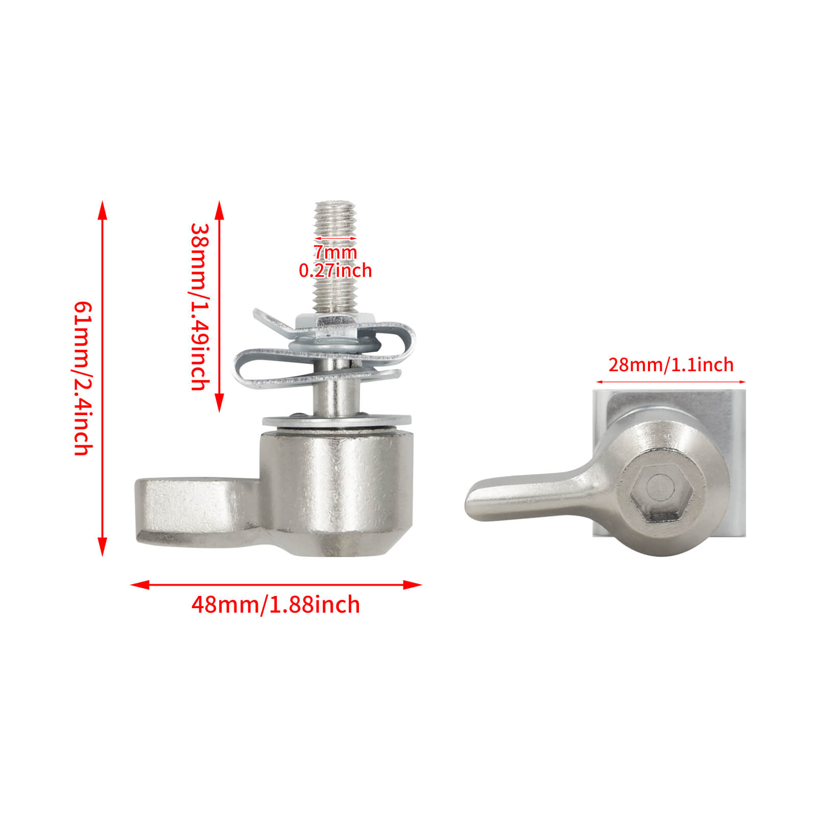 Hard Saddlebag Lock Mounting Screw Kit for Harley Street Glide '93-'23