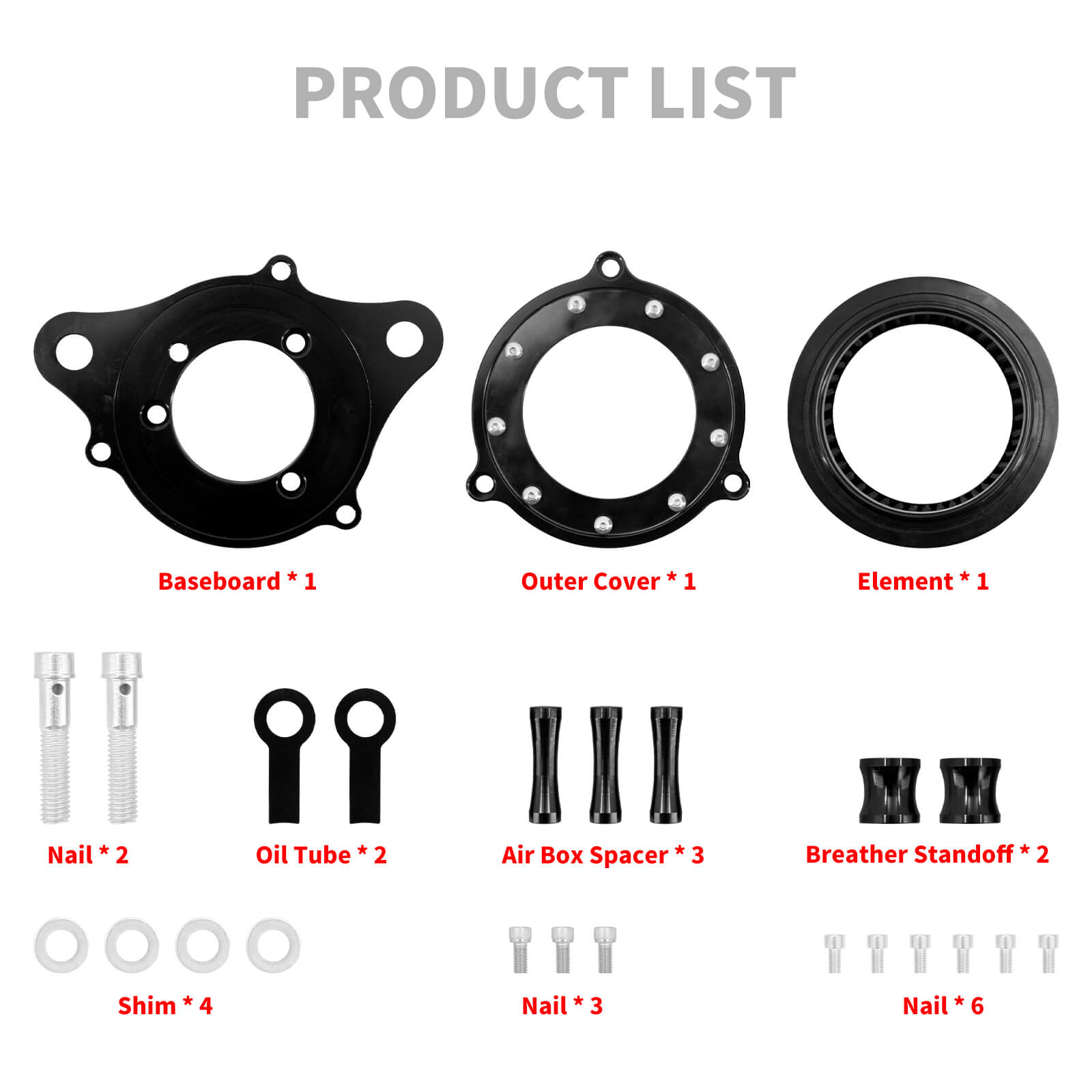 Air Cleaner Intake System for Sportster 2004-2022 | Mactions