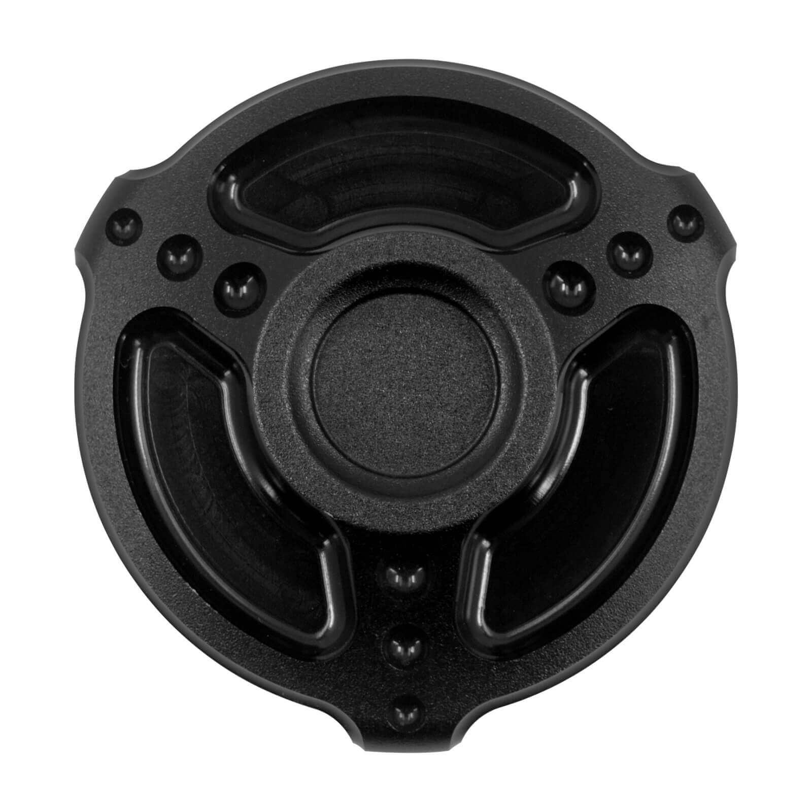 Threaded Black Gas Cap for Harley Dyna Softail Sportster '92-'24 | MActions