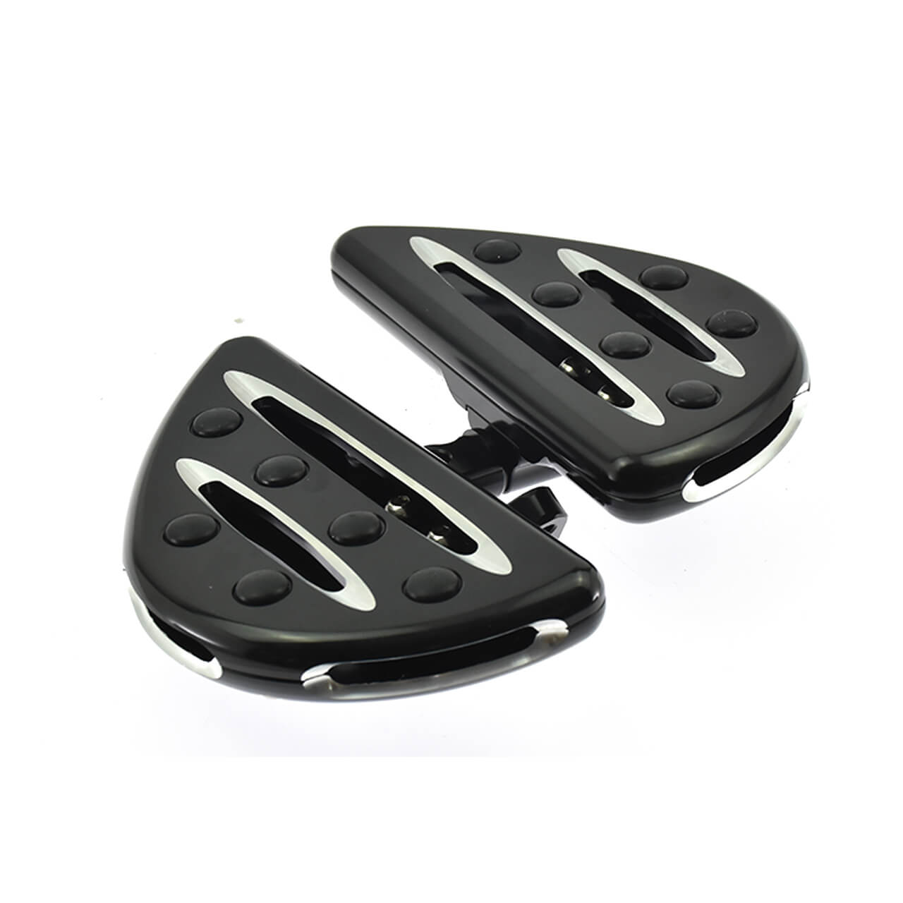 Rider Passenger Floorboards Foot Rests Set For Harley Touring Softail | Mactions