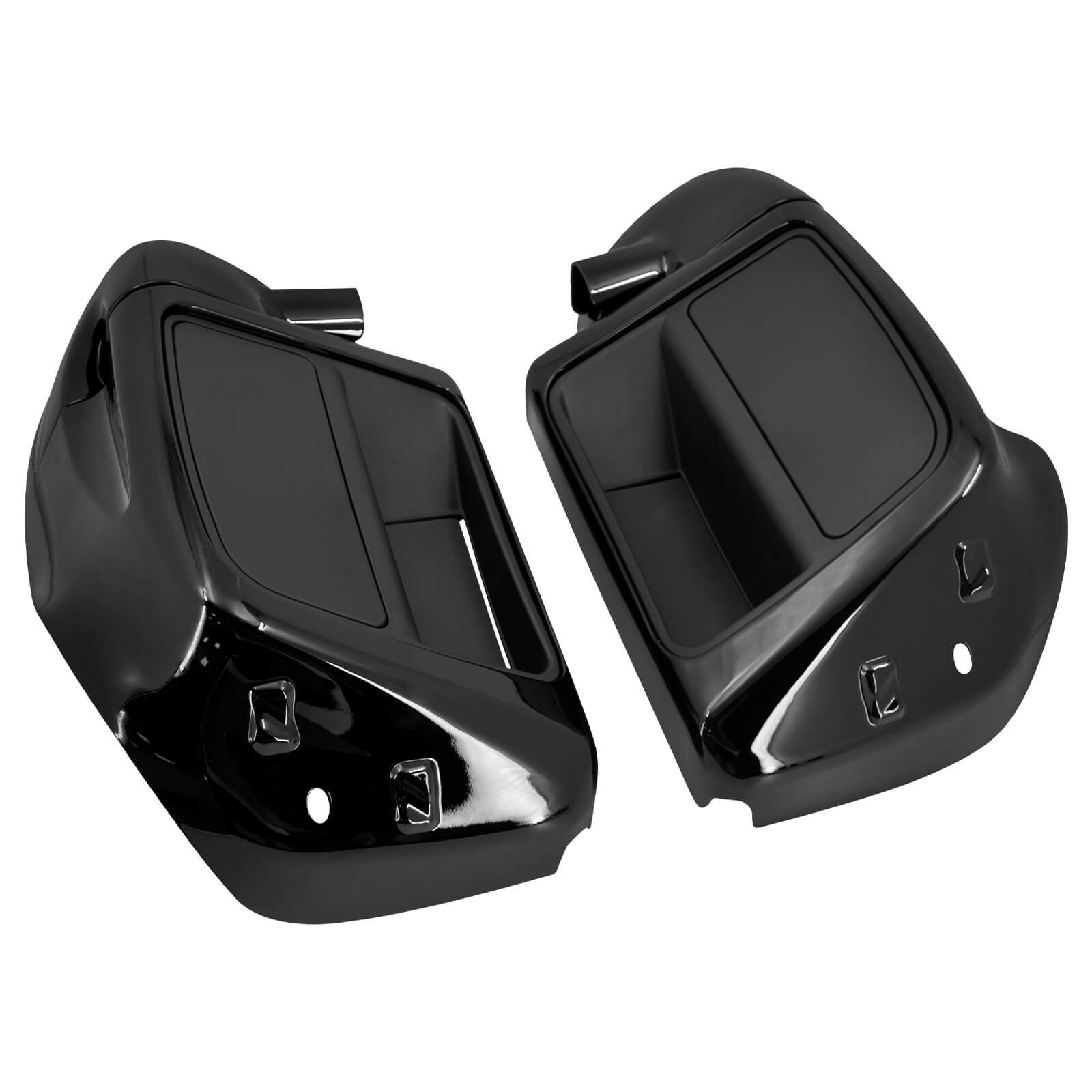 MP0587-lower-vented-leg-fairing-glove-box-harley-gloss-black
