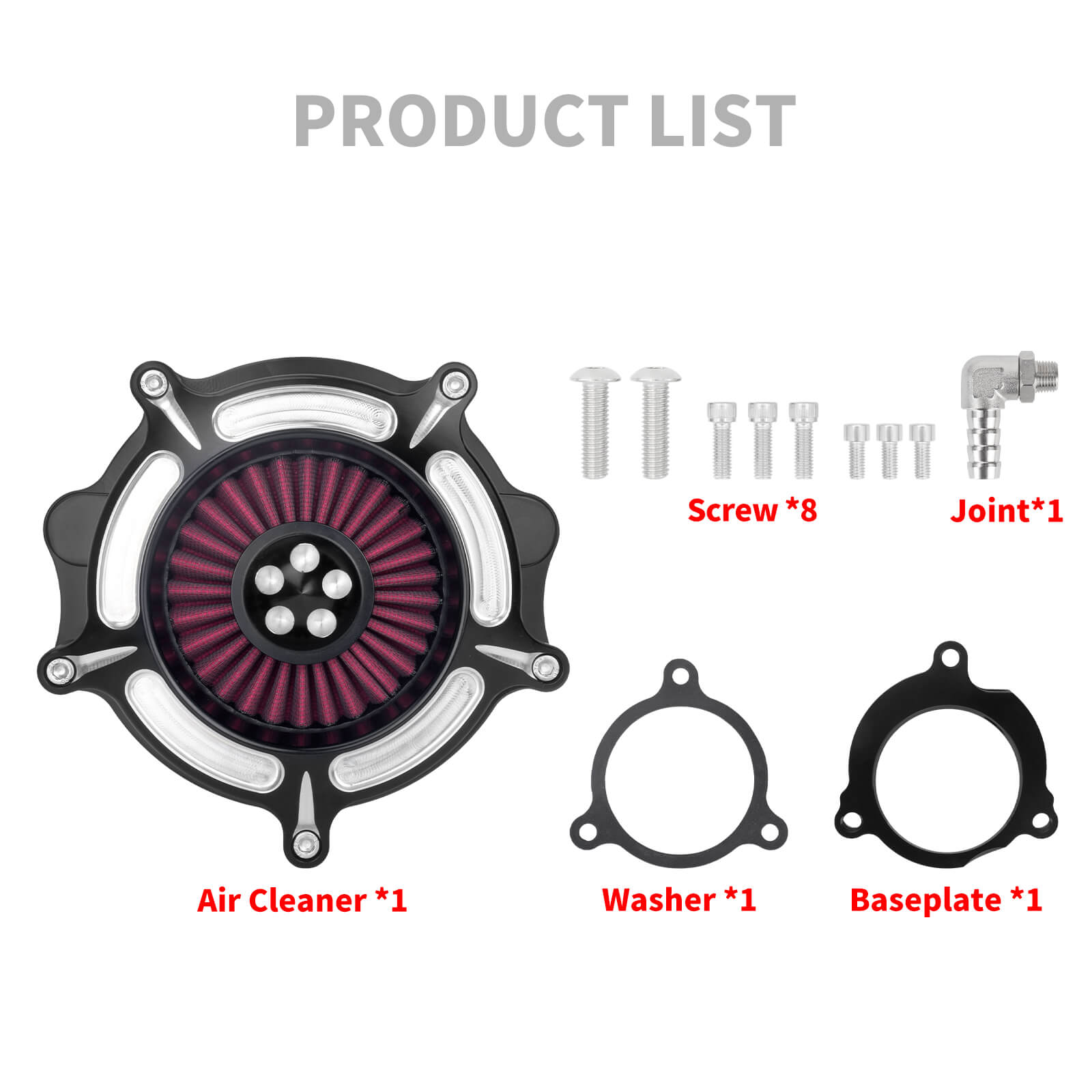 High-Flow CNC Air Intake Cleaner Filter System for Harley Touring CVO & Softail '23-'25 | Mactions