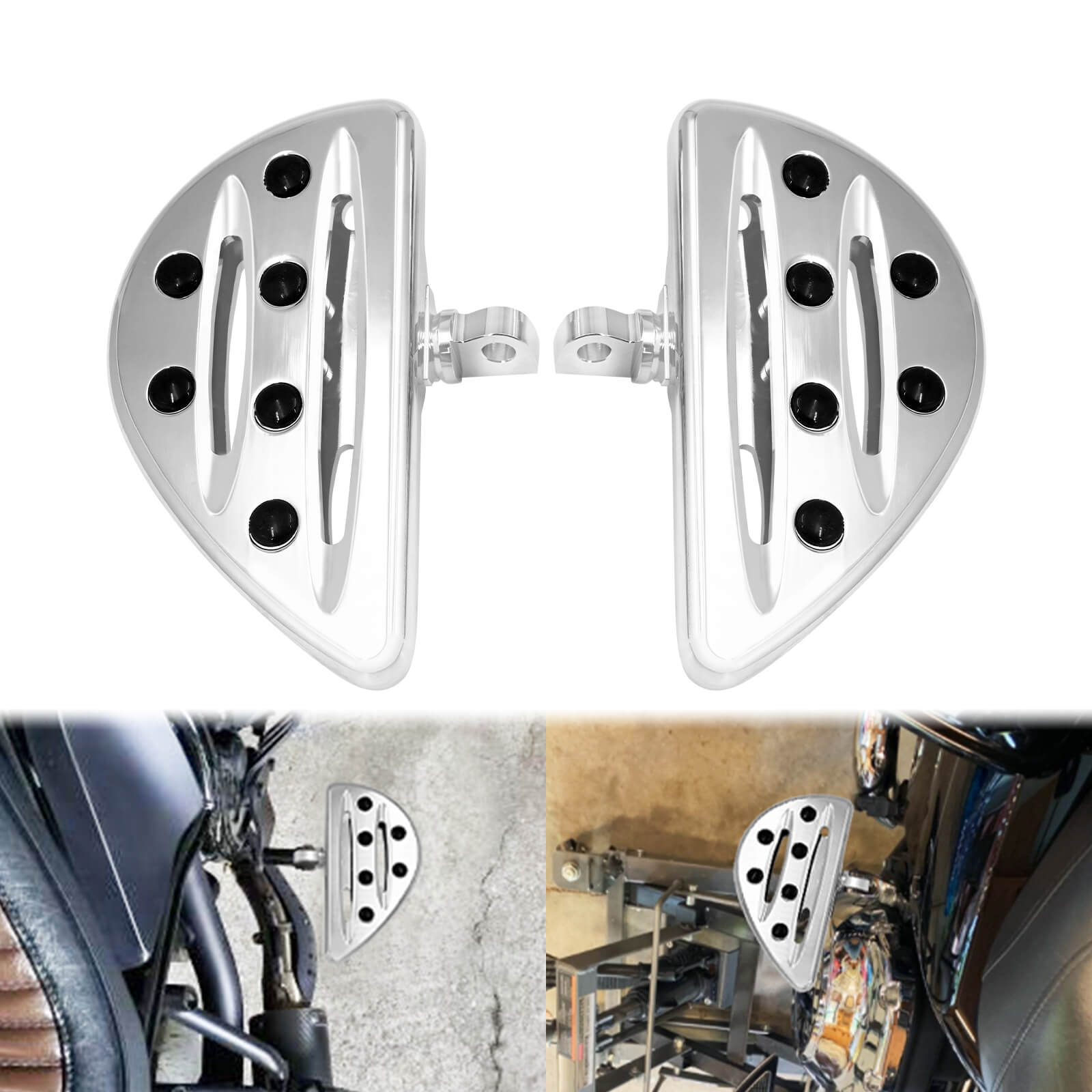 Mactions harley davidson highway foot pegs custom floorboards for touring PE002201