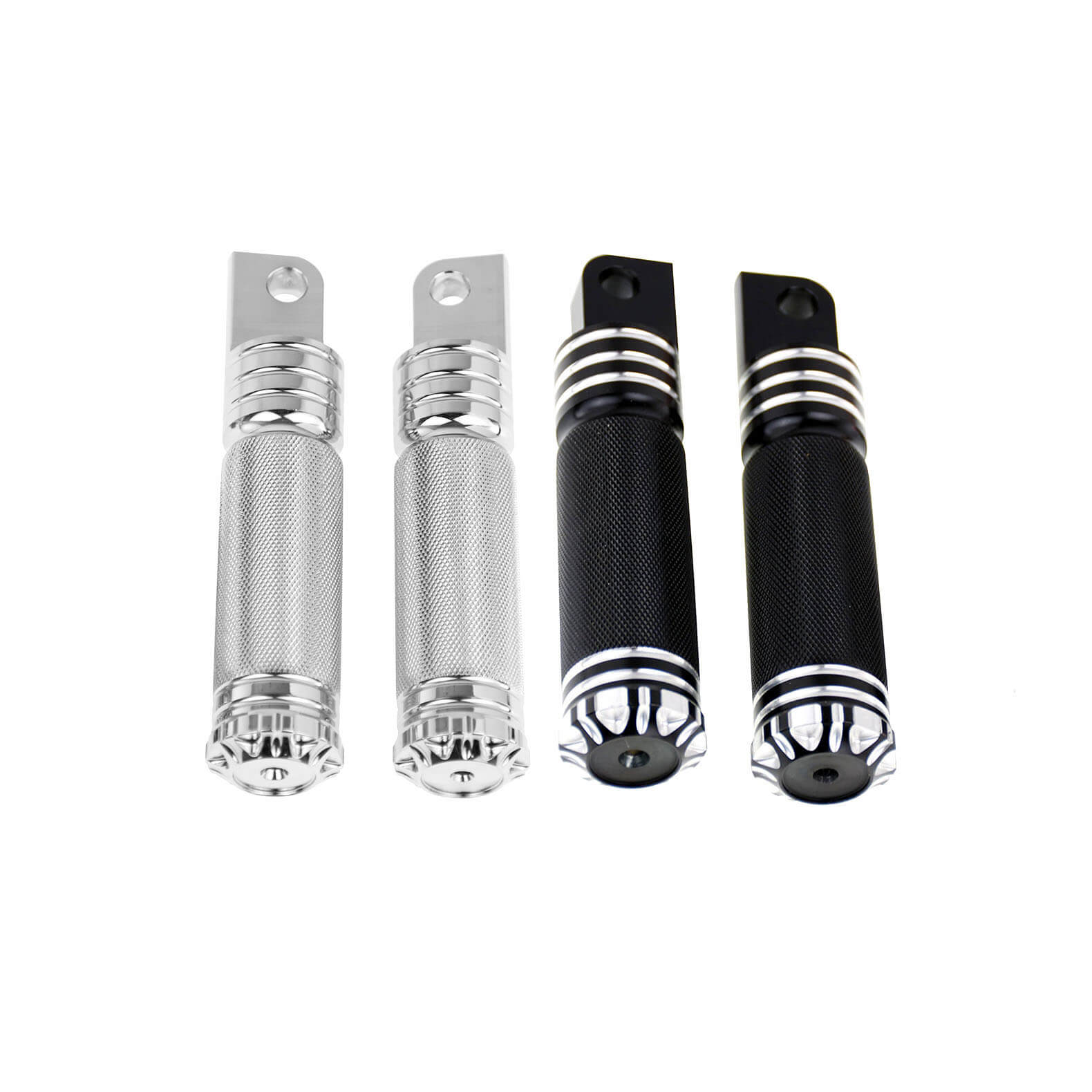 Mactions motorcycle footrest chrome CNC male footpegs PE001302