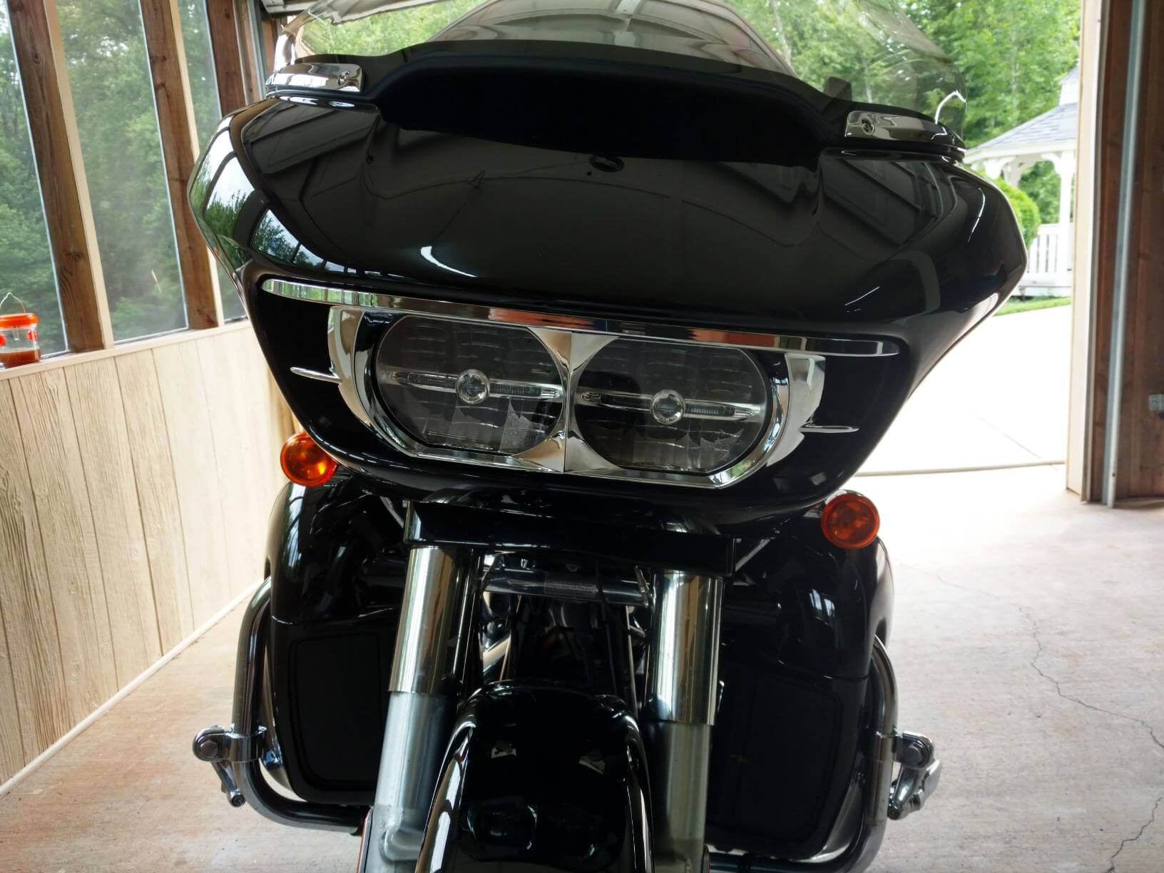 Mactions Harley motorcycle Headlight trim ring cover