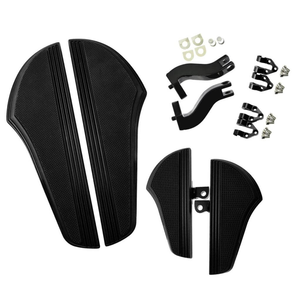 Motorcycle Front Rear Floorboards Foot Peg Bracket Fit Harley Touring