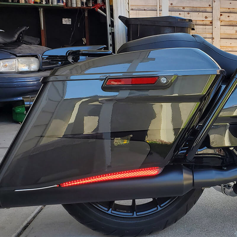 LED Extended Saddlebag Lights for Harley Touring 2014-2023 | Mactions