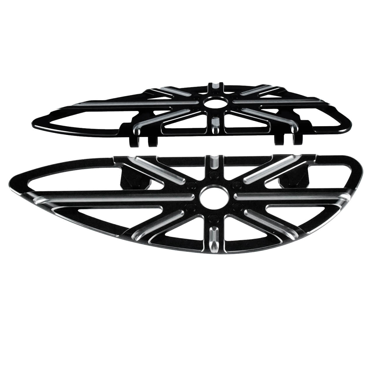 PE002502 mactions motorcycle rider footboards for harley touring