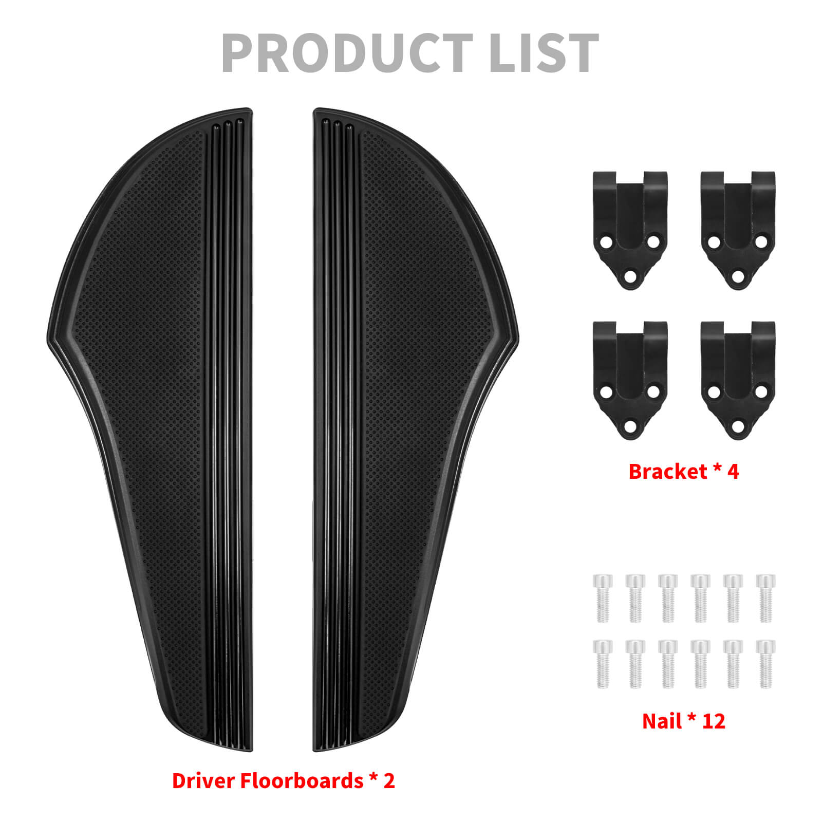 Motorcycle Rider Floorboards for Harley Touring Softail | Mactions