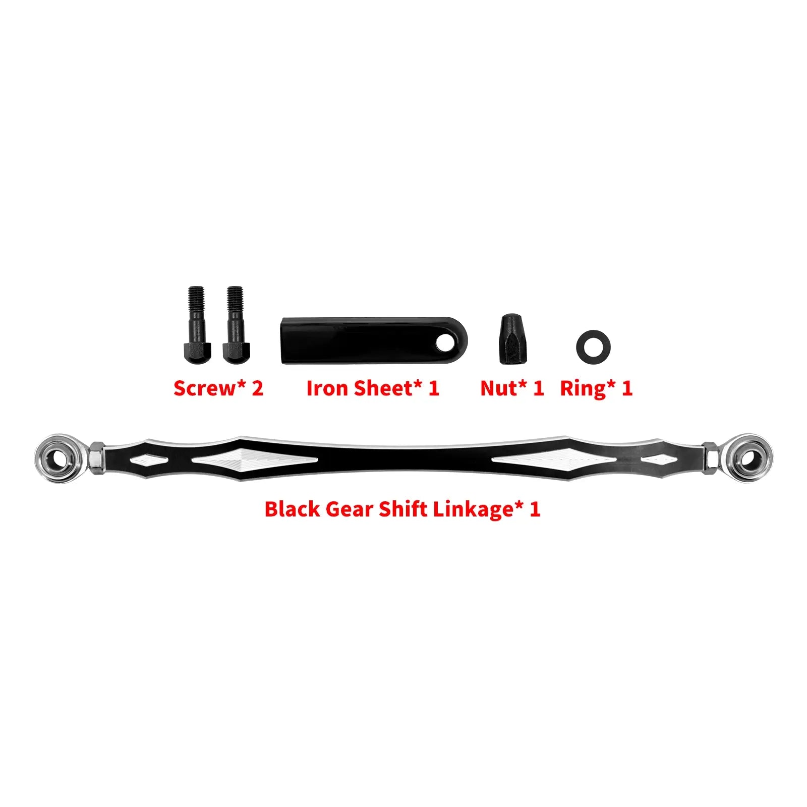 Gear CNC Aluminum Shift Linkage Lever Fit Harley Touring Softail CVO '86-'25 | Mactions