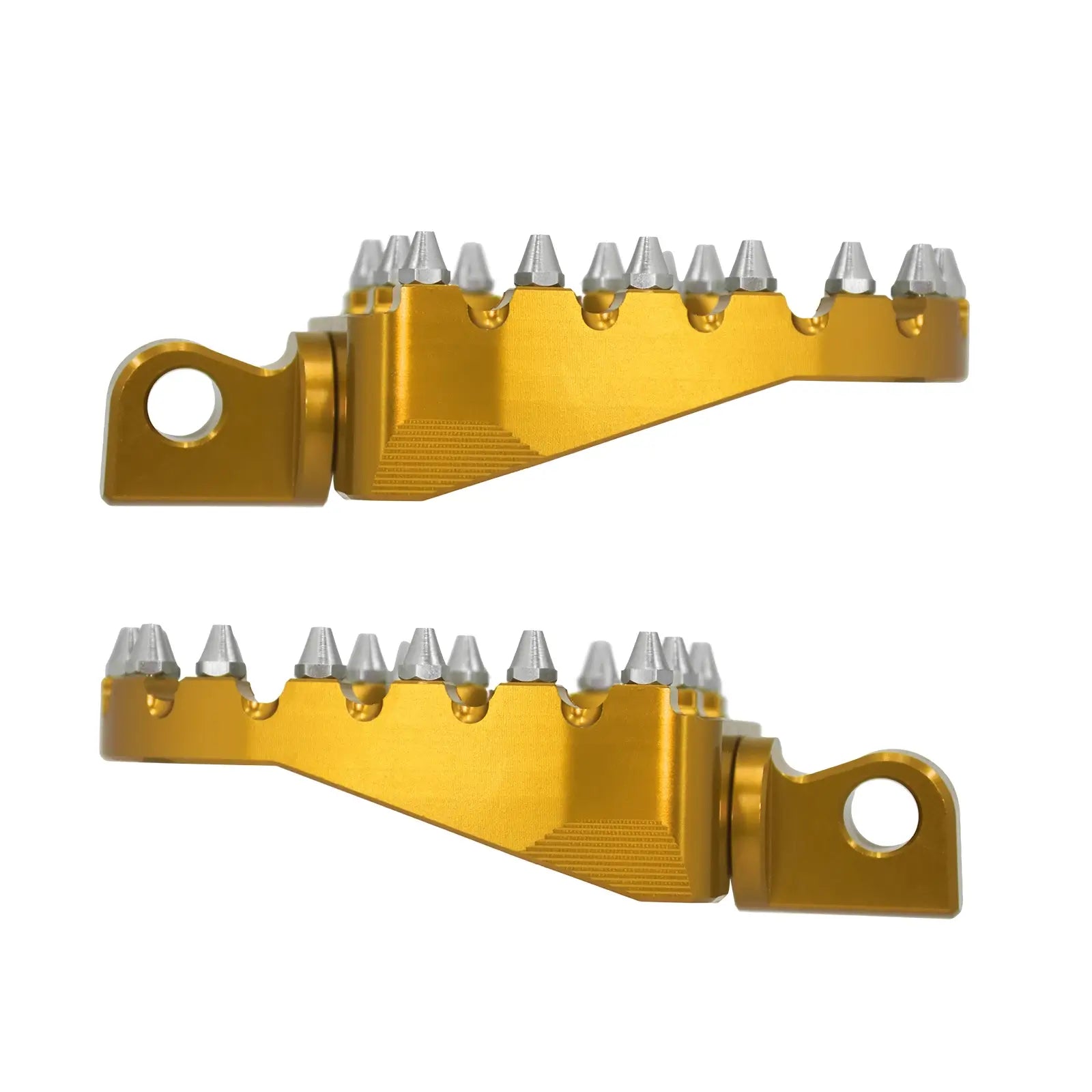 PE010605 CNC gold male mount Wide Foot Pegs for harley left