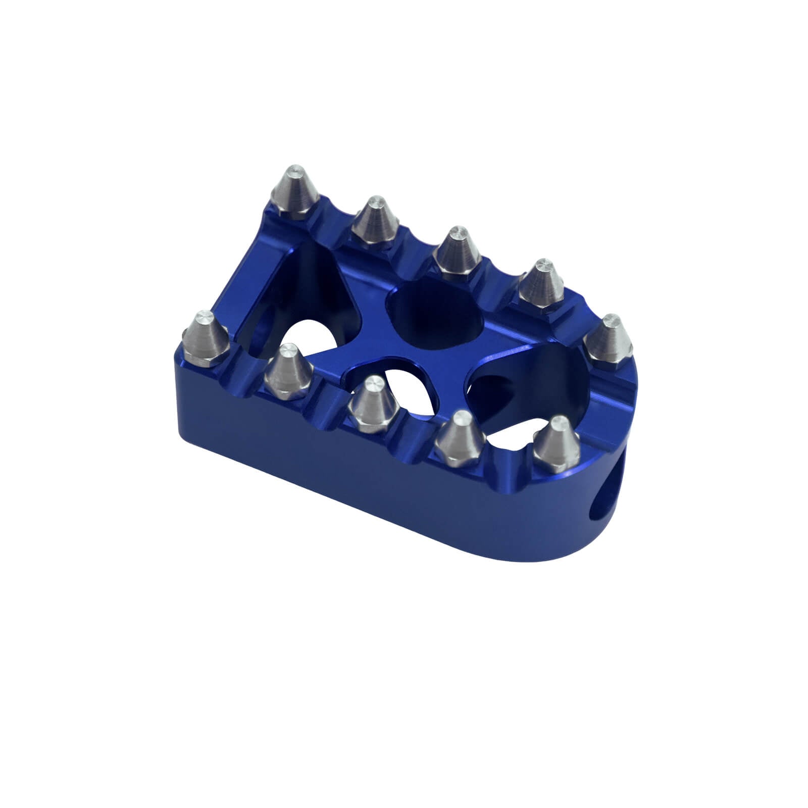 PE010905 mactions Blue Rivets Heel Toe Shifter Pegs