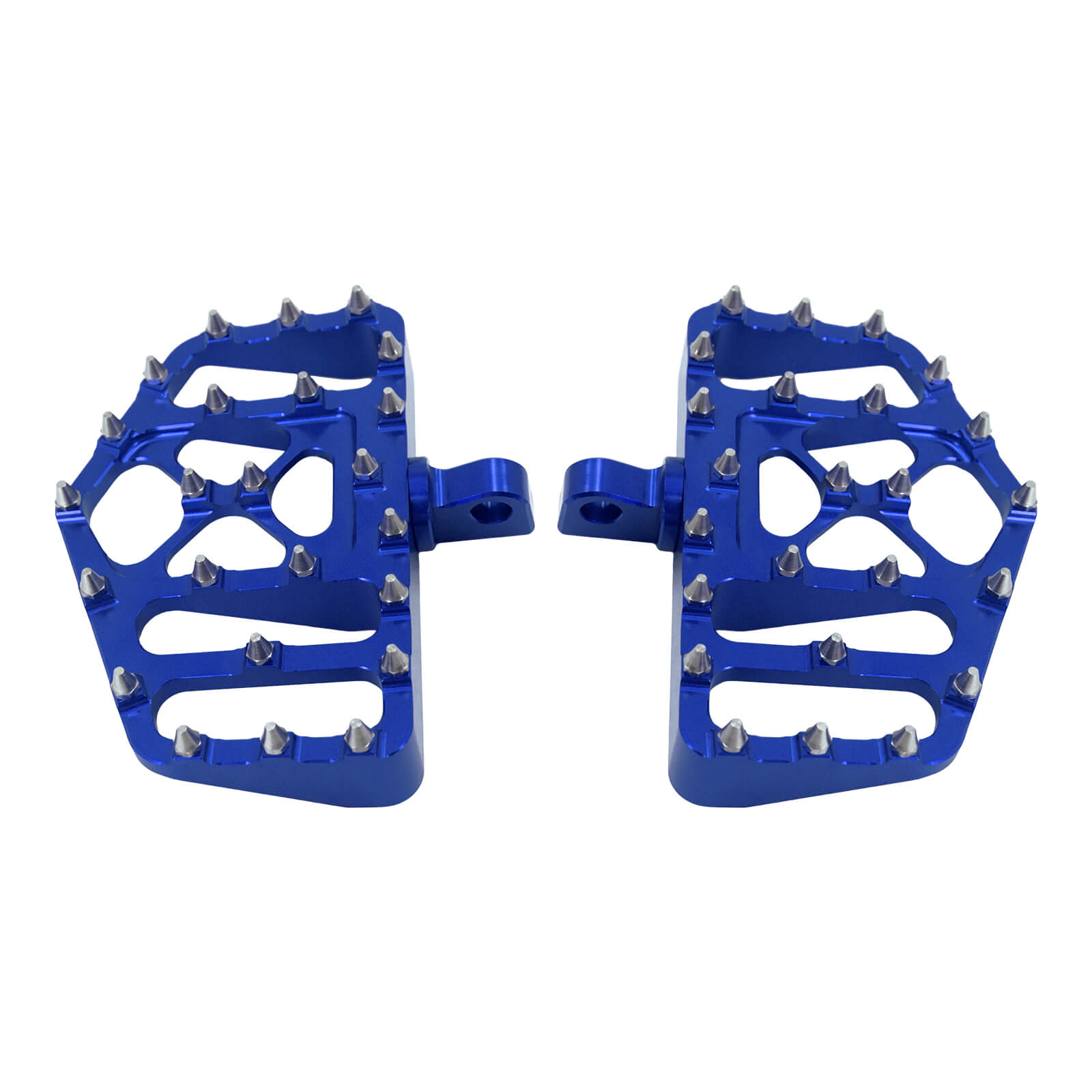 PE011805 mactions Blue CNC Male Mount-Style Wide Footboards