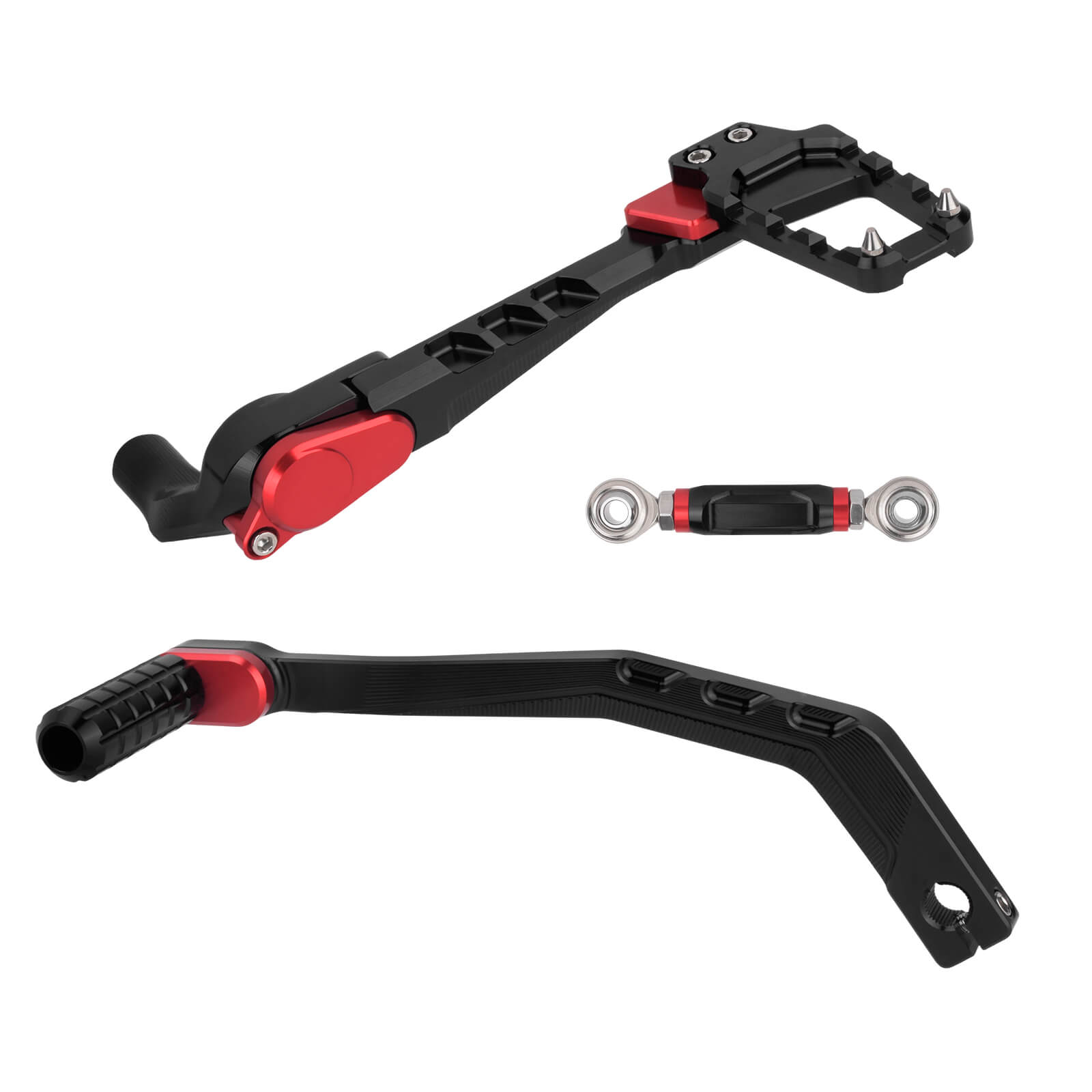 PE019001 mactions CNC Billet Aluminum Mid Control Kit for Harley M8