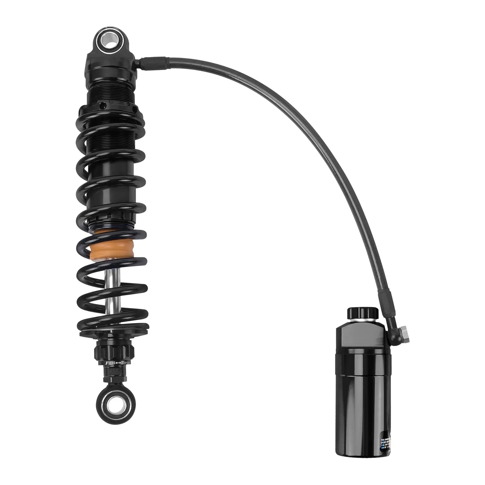 SU000101 mactions Remote Reservoir Rear Shocks Absorbers Suspension For Harley road glide