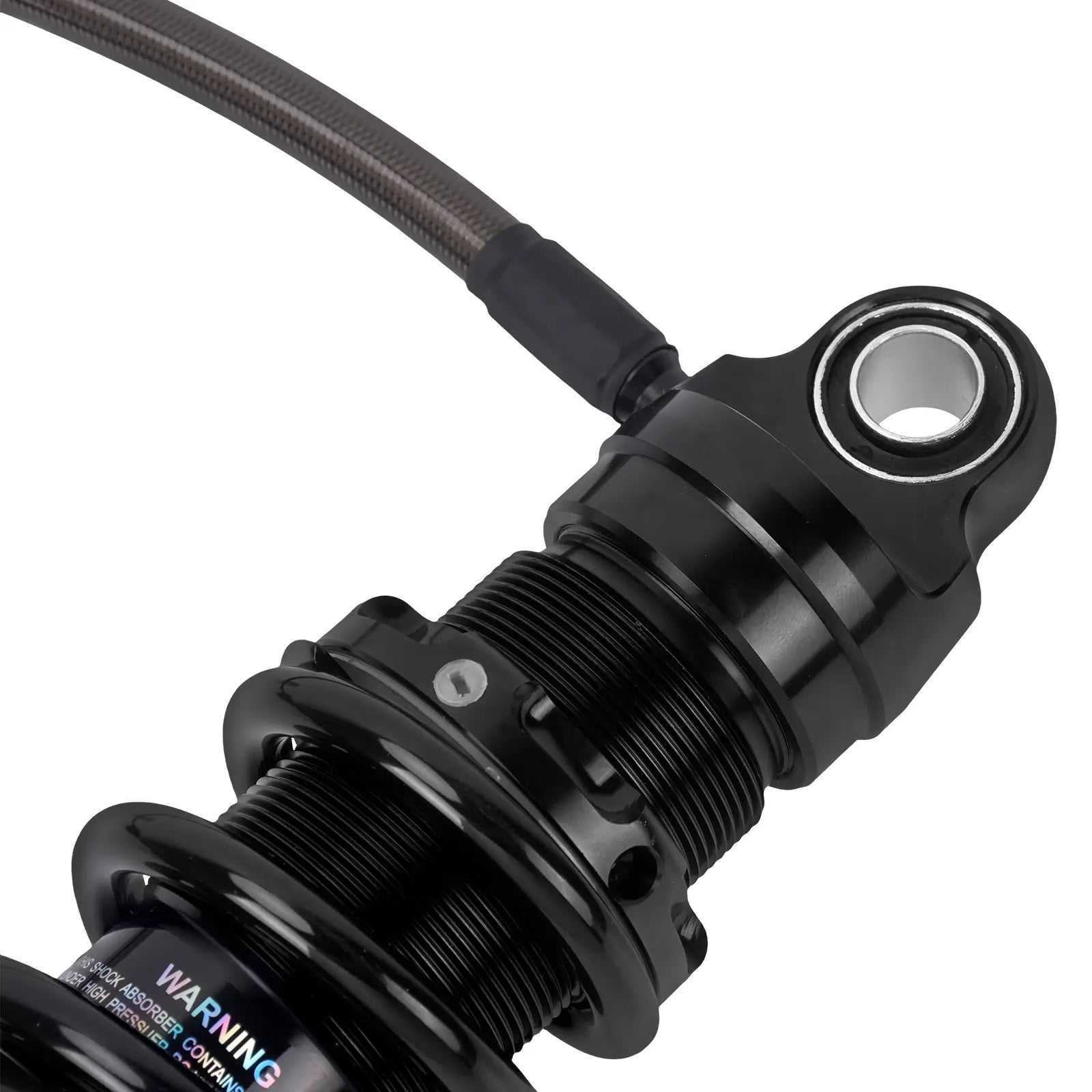 SU000101 mactions Remote Reservoir Rear Shocks Absorbers Suspension For Harley road glide details