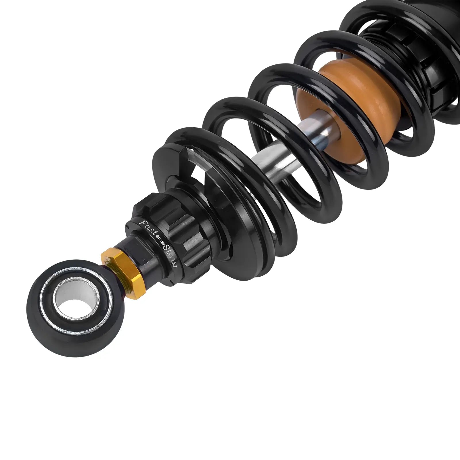 SU000102 mactions Remote Reservoir Rear Shocks Absorbers Suspension For Harley touring