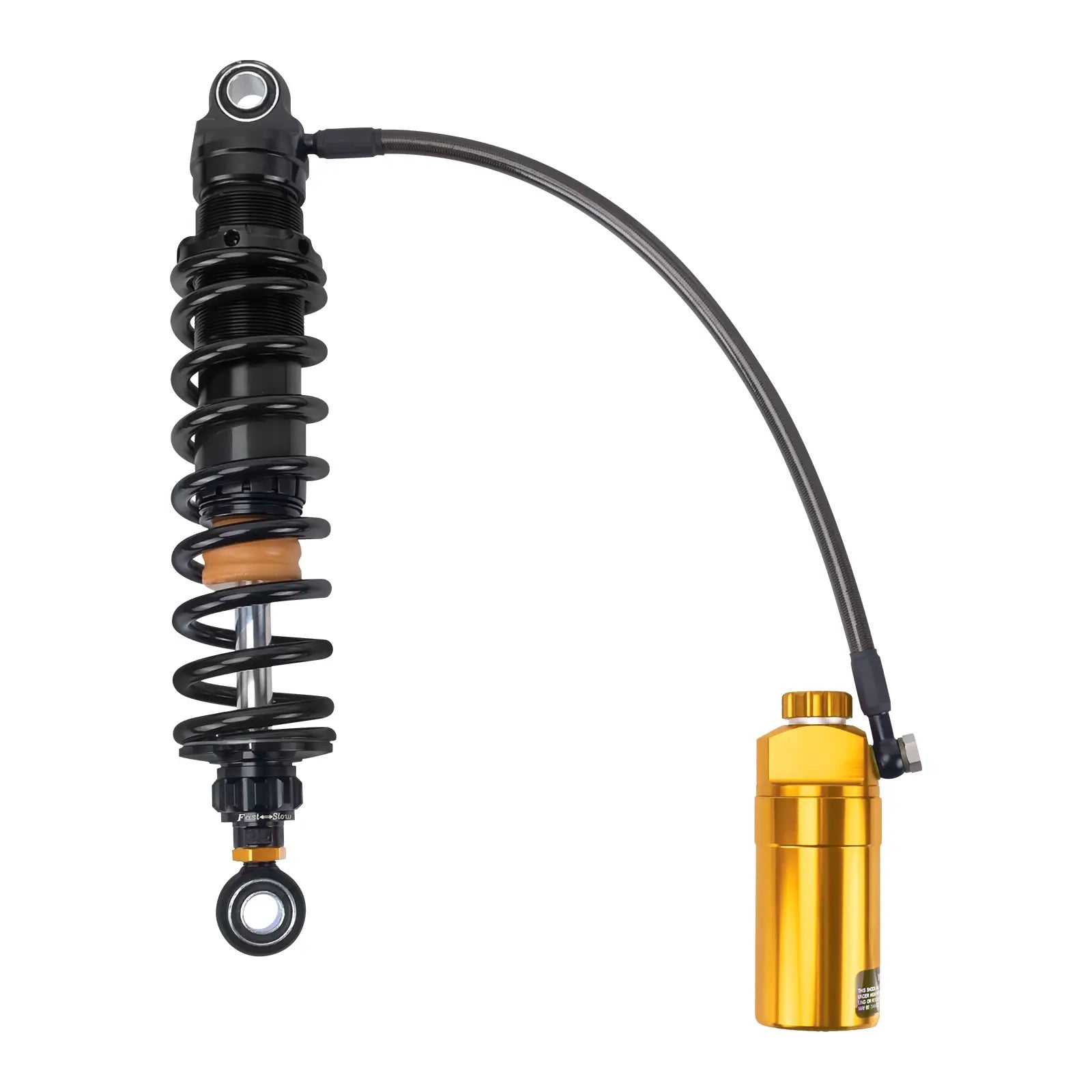 SU000102 mactions motorcycle Remote Reservoir Rear Shocks Absorbers Suspension For Harley touring