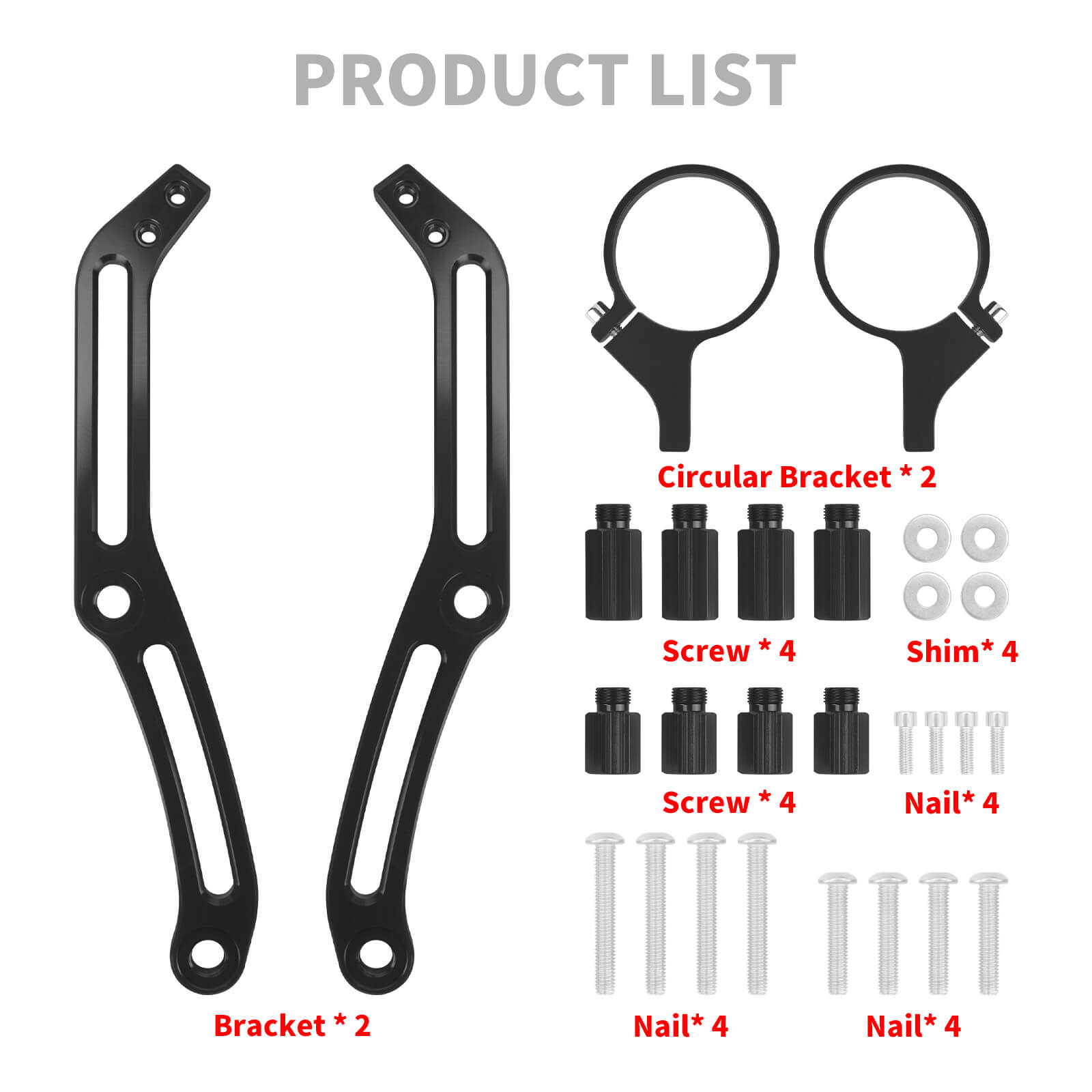 Rear Remote Reservoir Shocks Mounting Bracket for Harley Touring '14-'24 | Mactions