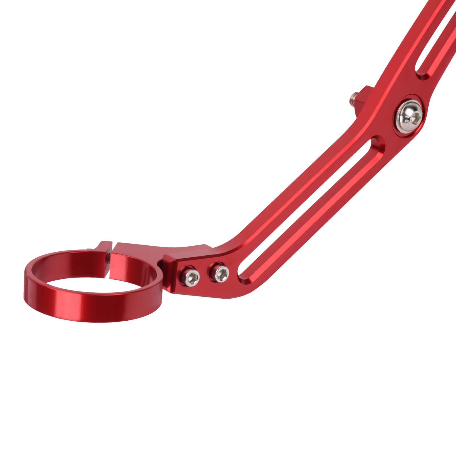 SU000302 mactions Rear Remote Reservoir Shocks Mounting Bracket for Harley - details