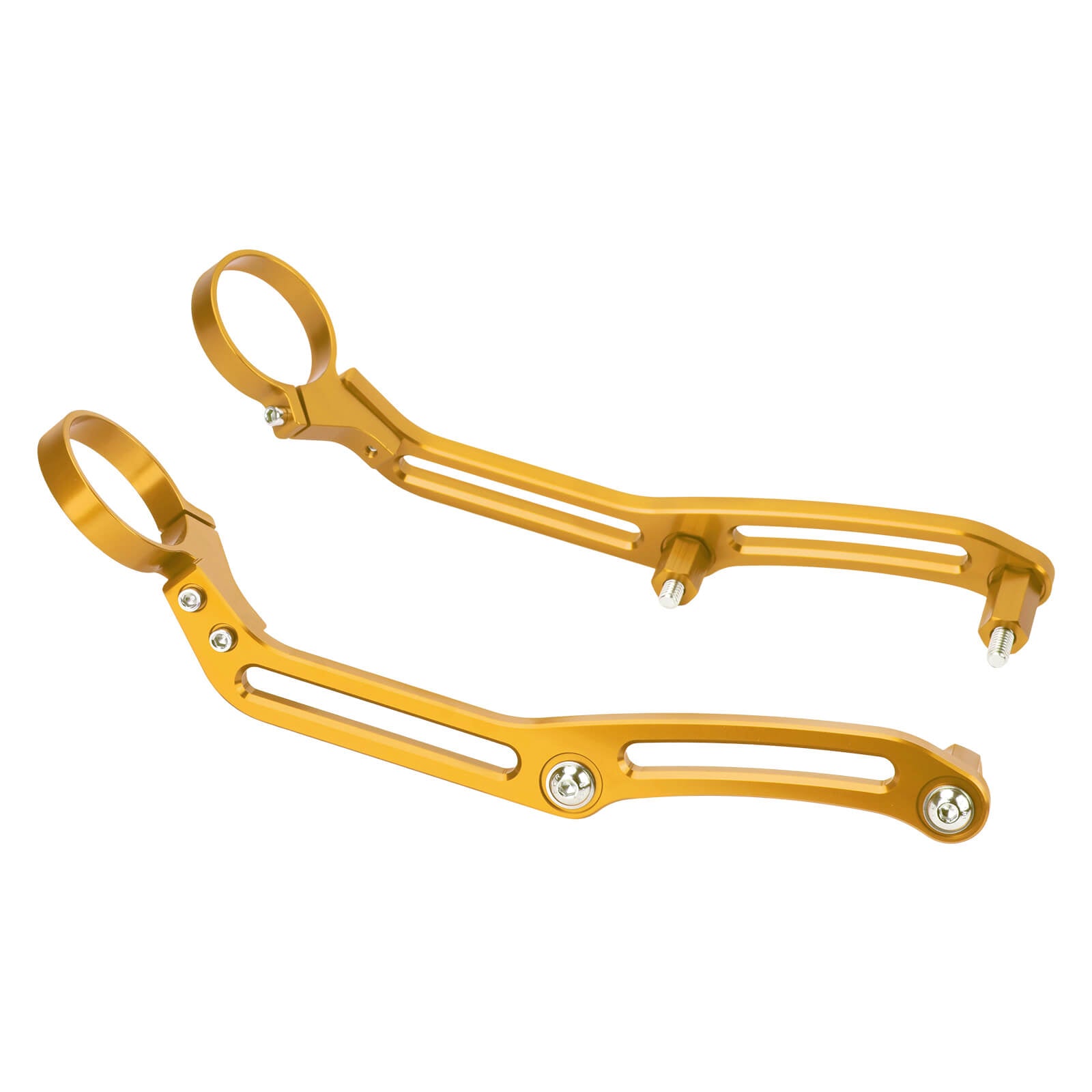 SU000303 mactions CNC Aluminum Reservoir Shock Mount Clamp for Harley Touring