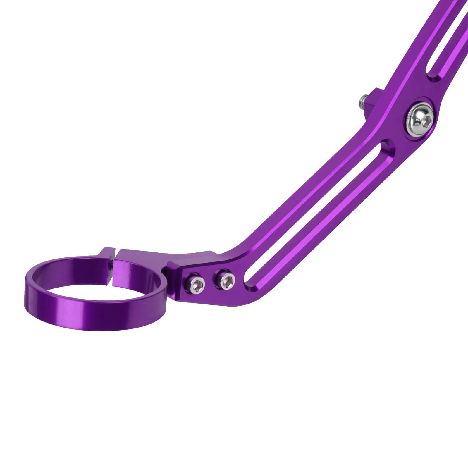 SU000304 mactions CNC Aluminum Reservoir Shock Mount Clamp for Harley touring