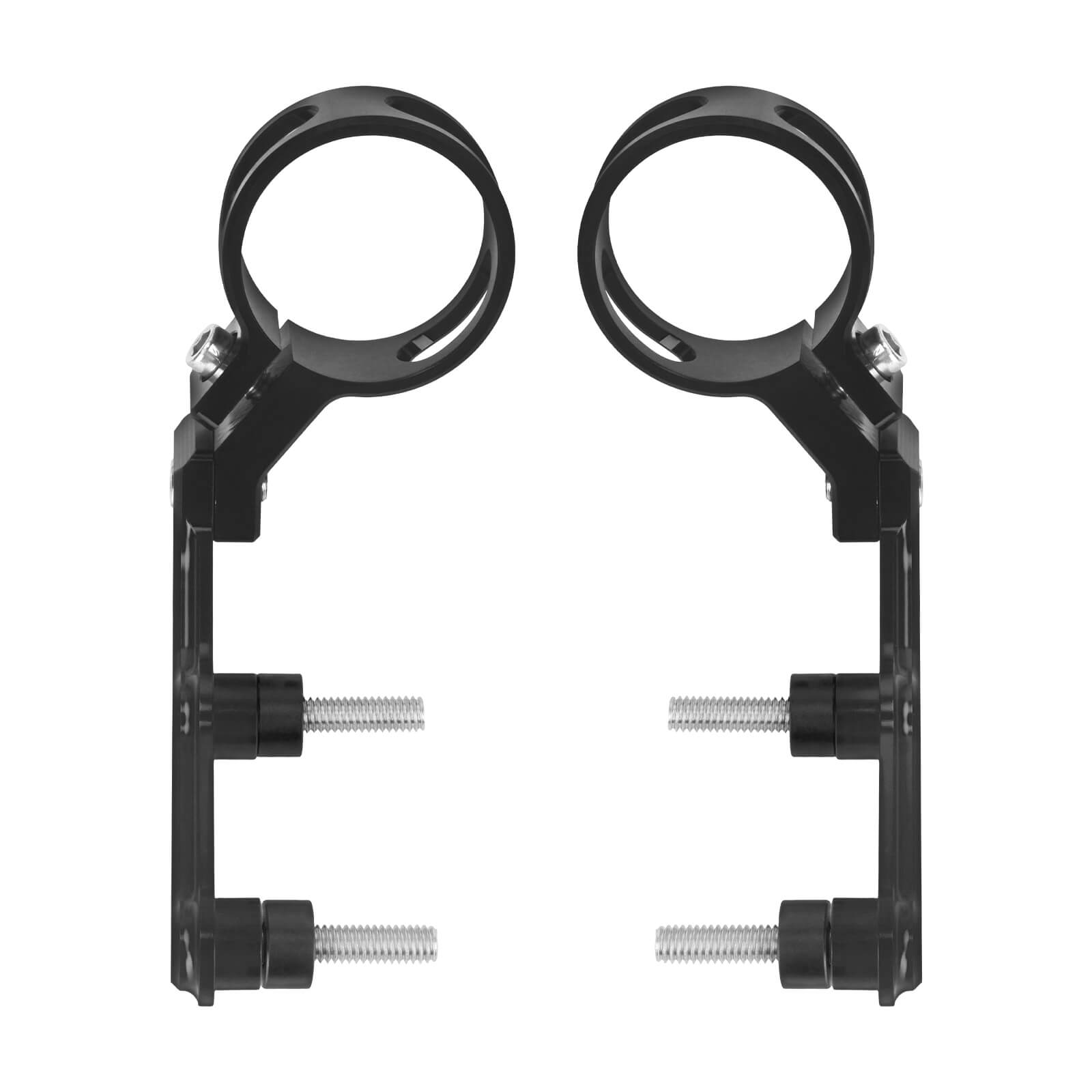 SU000601 mactions CNC Billet Aluminum Remote Reservoir Mounting Bracket Kit for Harley touring