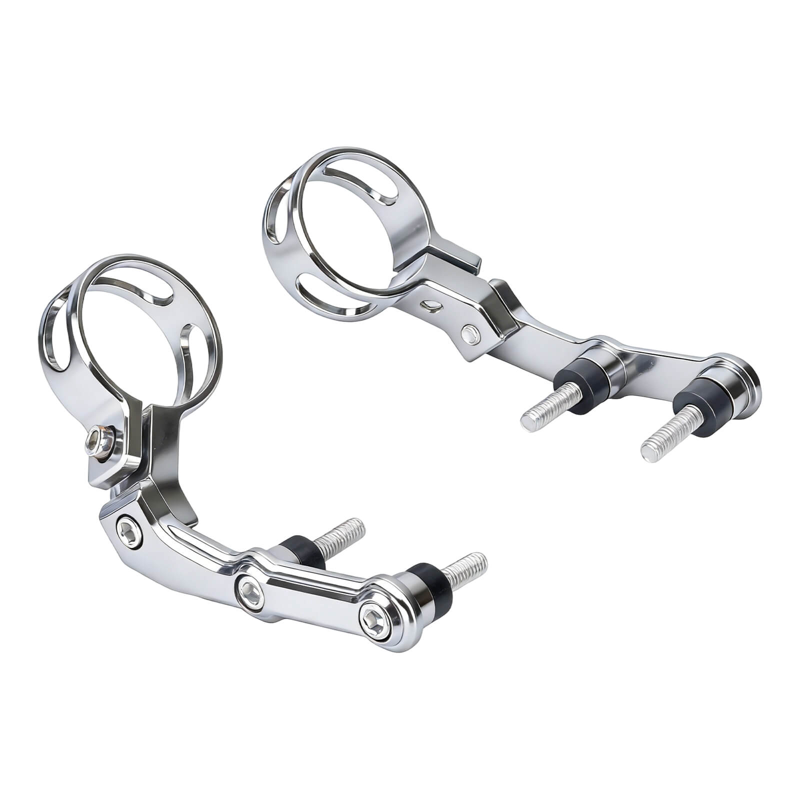 SU000602 mactions CNC Billet Aluminum Remote Reservoir Mounting Bracket