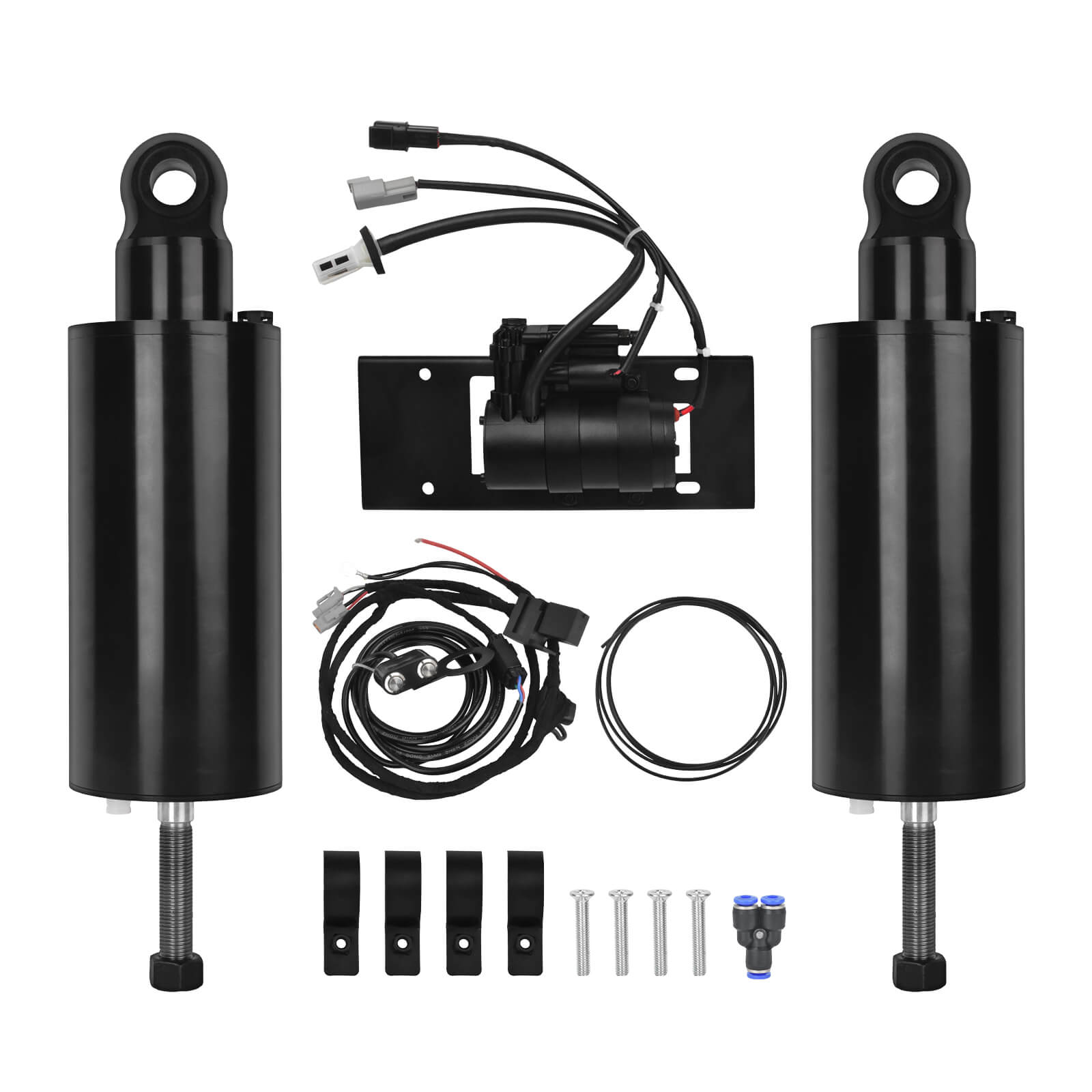 SU000903 mactions Complete Heavy Duty Air Ride Suspension Kit For Harley Softail '01-'17