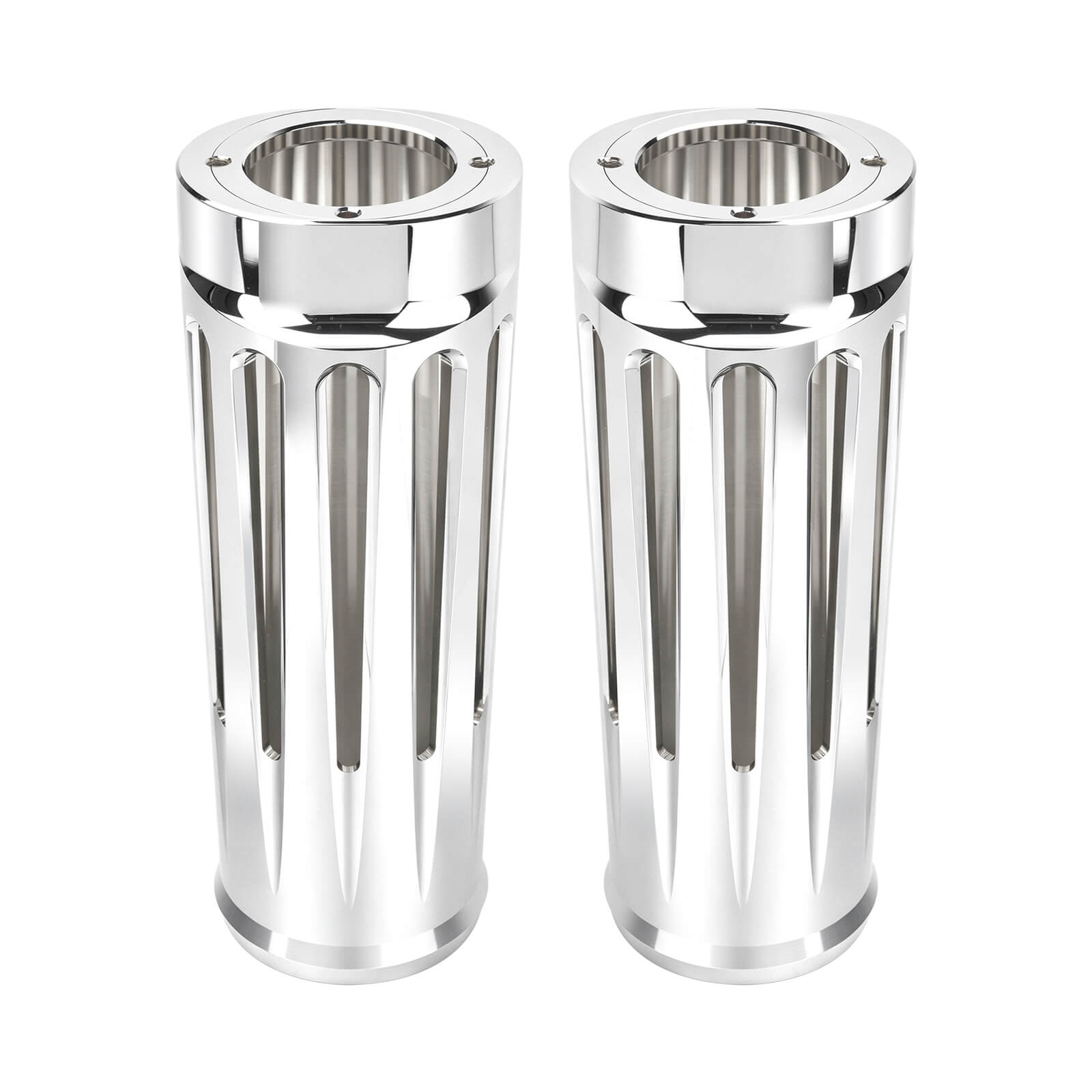 SU001002 Mactions Front Fork Slider Covers For Harley Touring Trike '80-'23