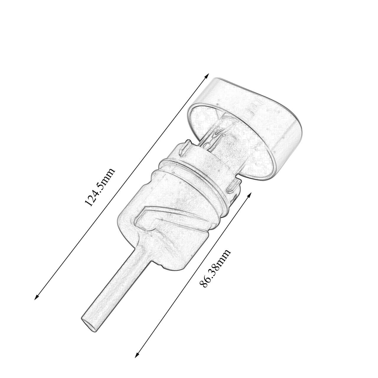 Motorcycle Oil Dipstick Filler Plug for Harley Sportster 2004-2020 | Mactions