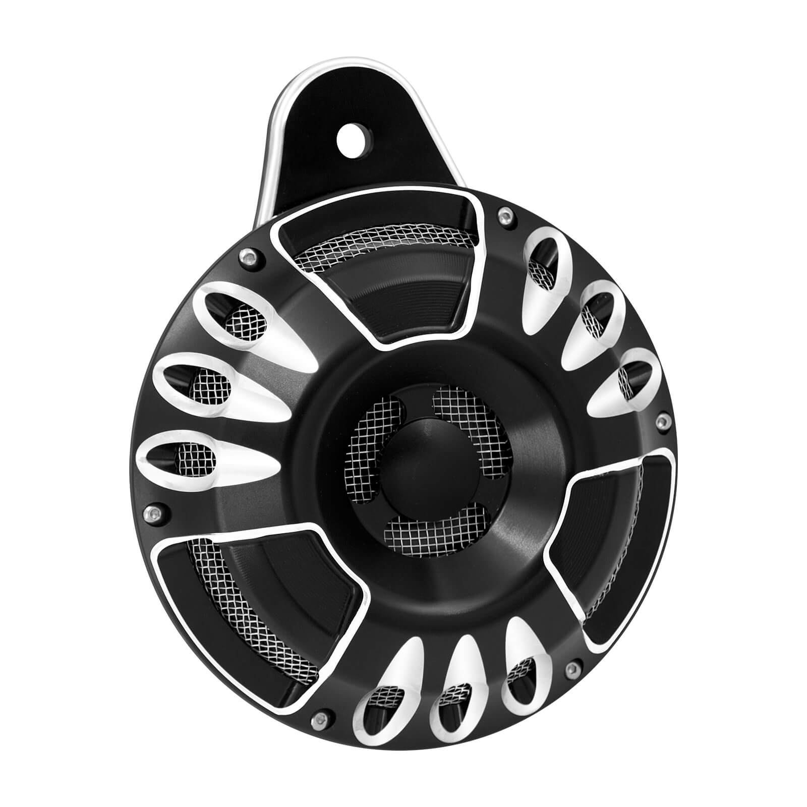 TH00740 mactions cnc horn speaker for harley touring