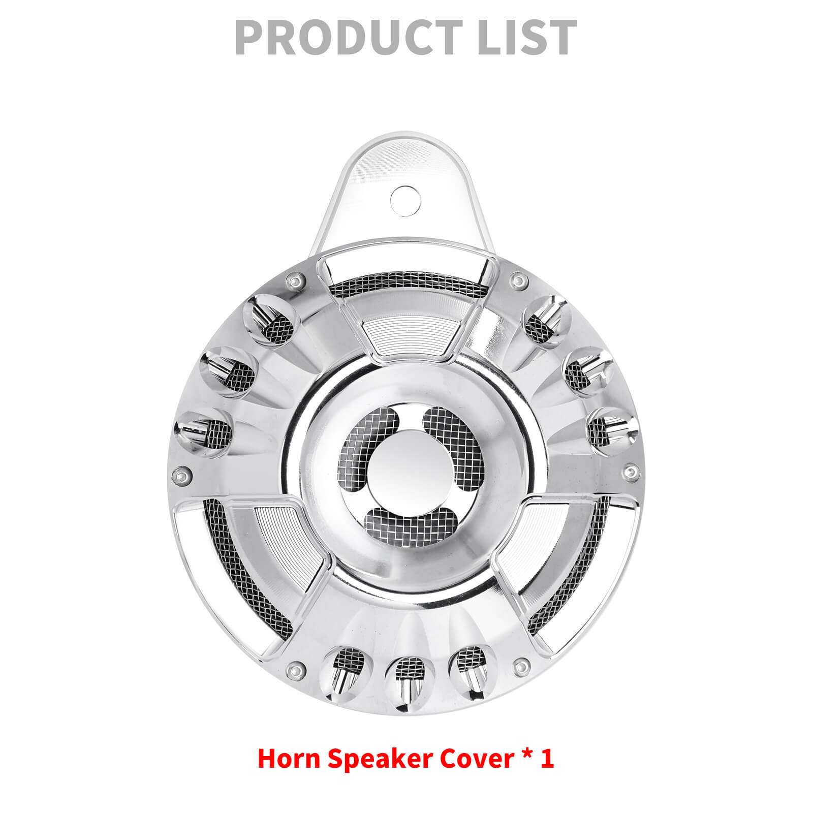 TH00740 mactions cnc horn speaker for harley touring