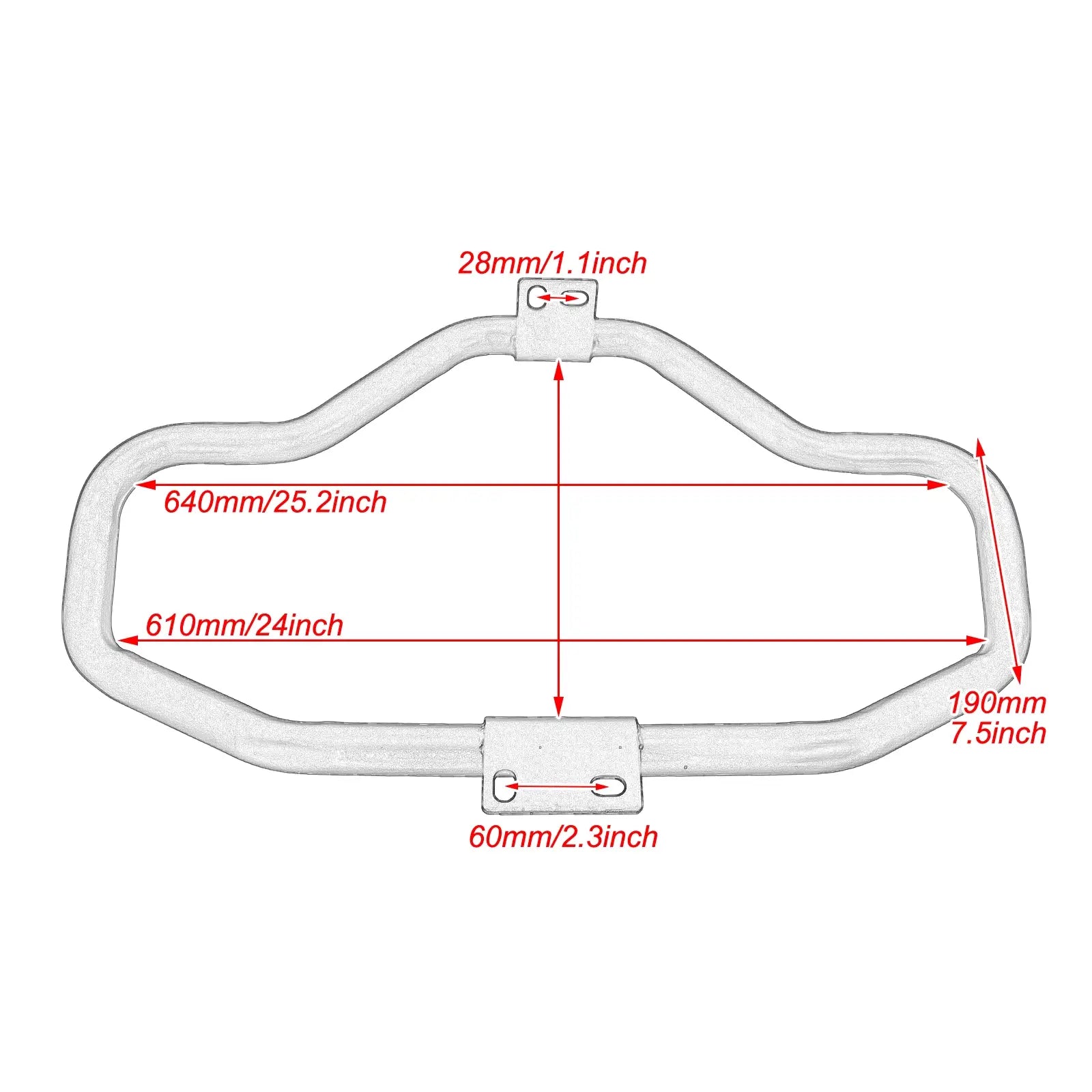 Gloss Black Engine Guard Highway Crash Bar For Harley Sportster 883 1200 XL XR 48 | Mactions