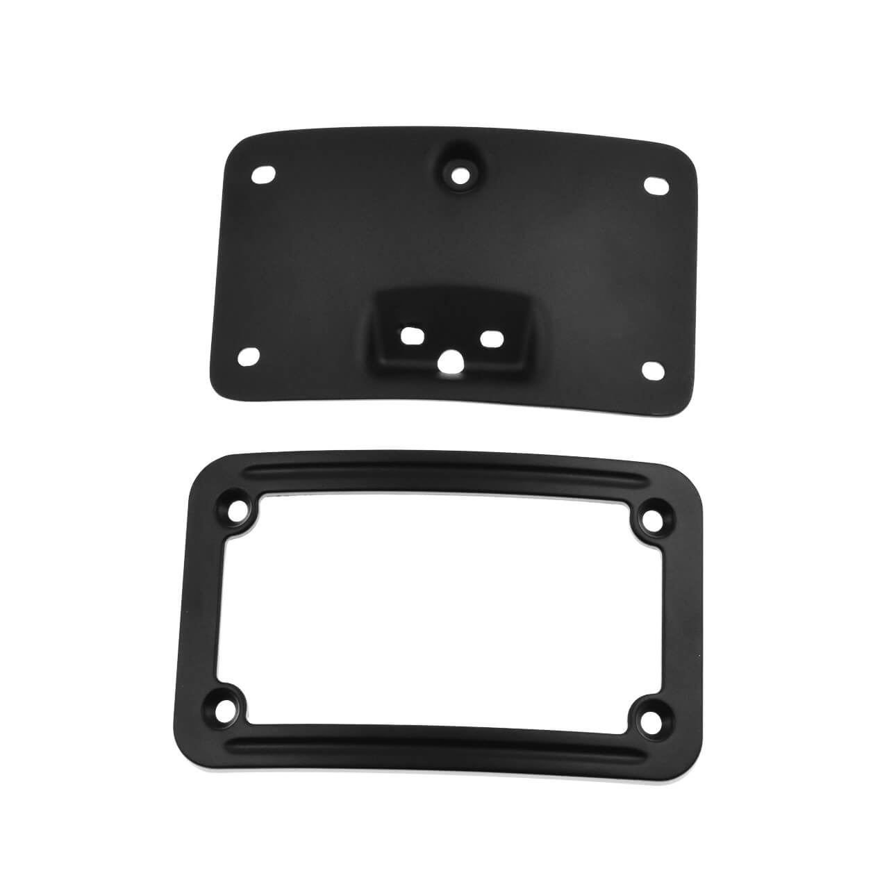 TH017801 mactions Curved License Plate Frame Bracket for harley