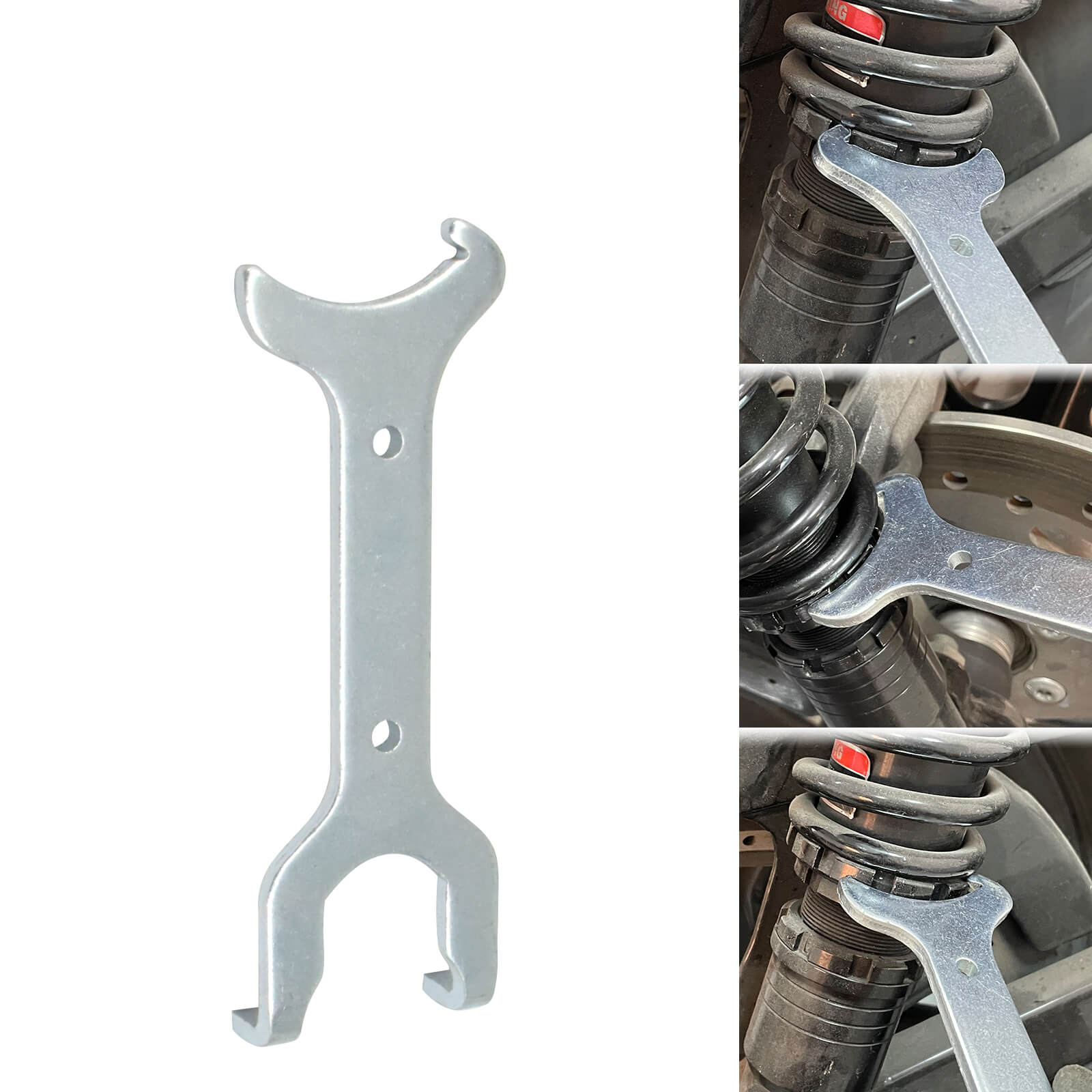 TH019601 mactions Shock Adjustment Spanner Wrench Tool For Harley sportster effect