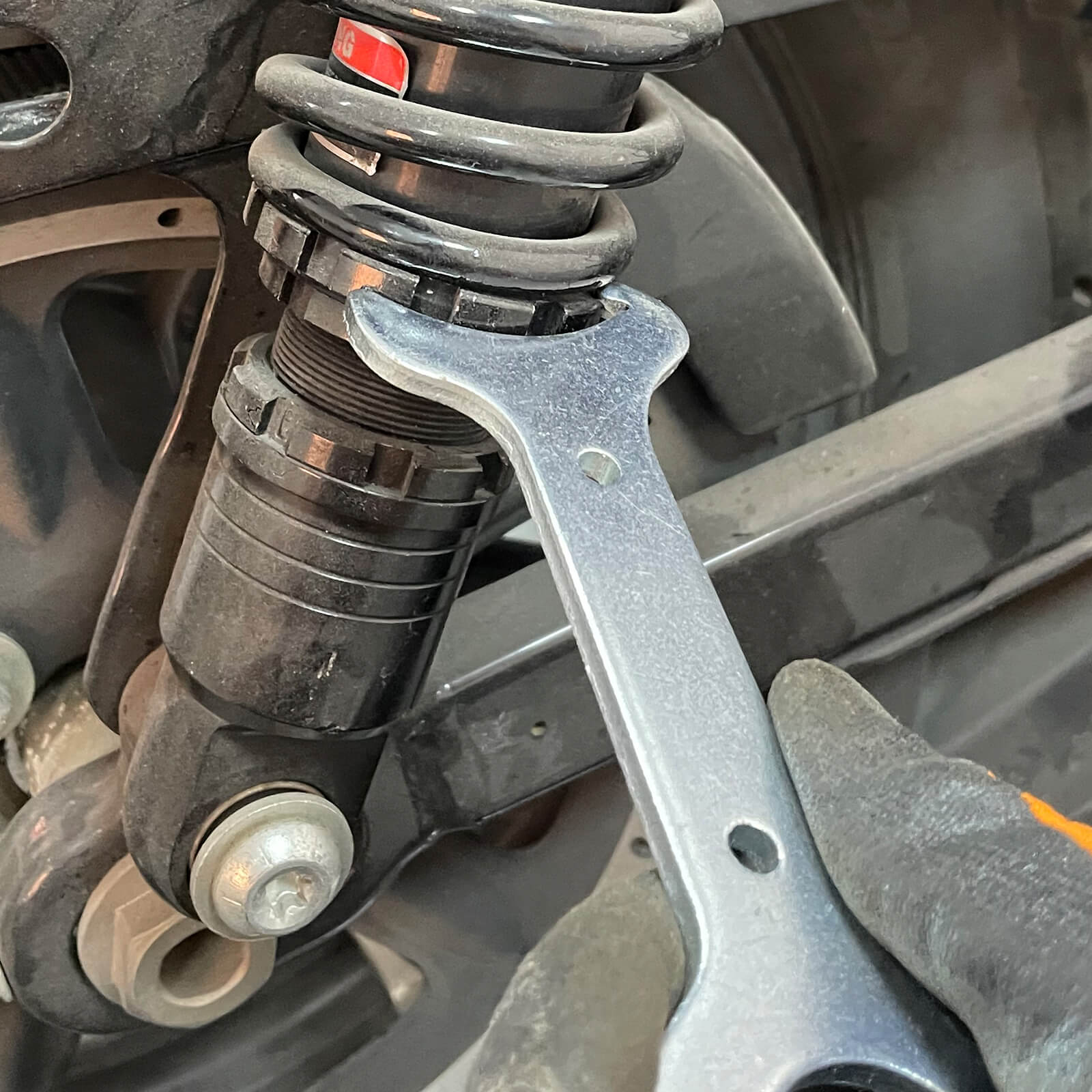 TH019601 mactions Shock Adjustment Spanner Wrench Tool For Harley touring