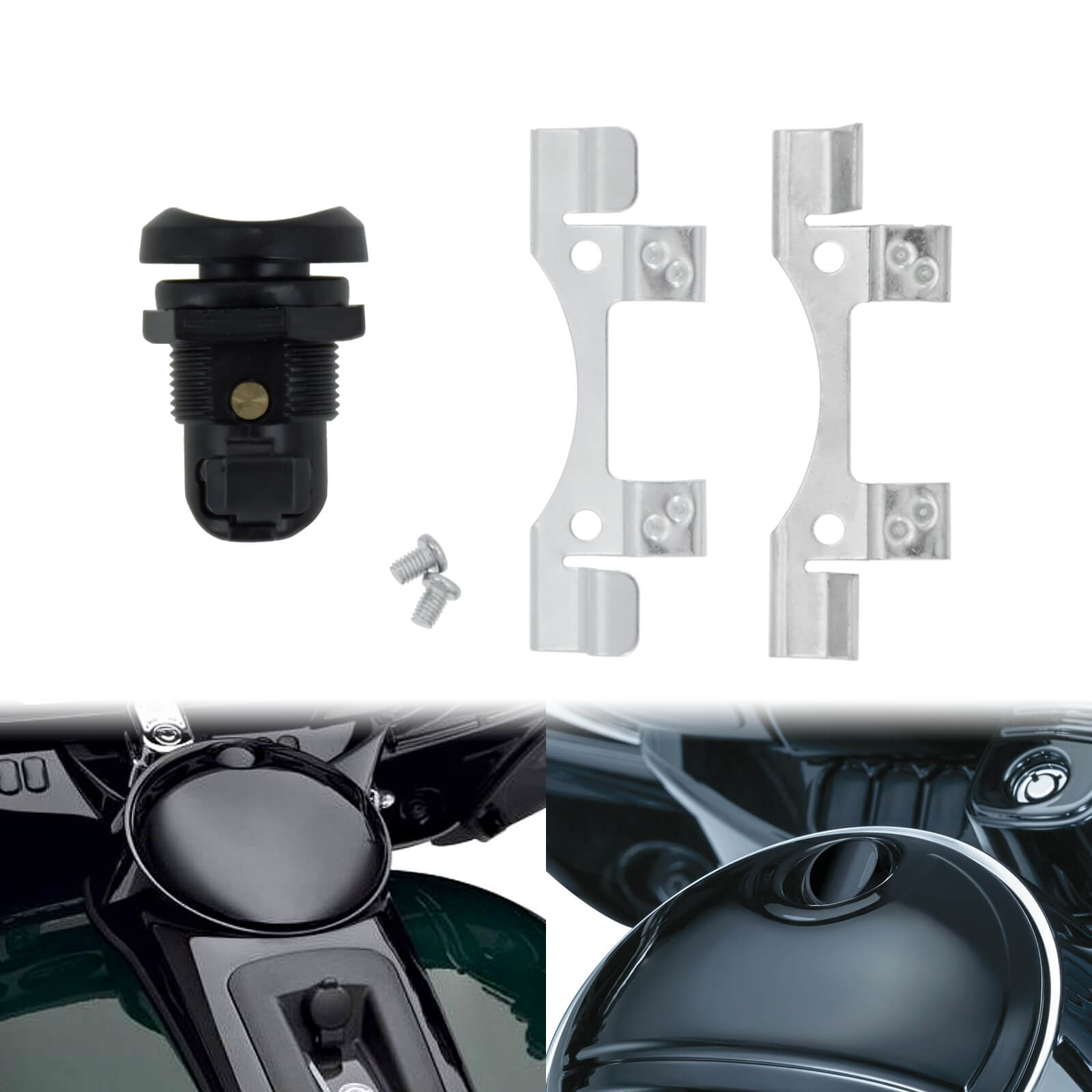 Fuel Throttle Latch Push Button For Harley Touring 1992-2025 | Mactions