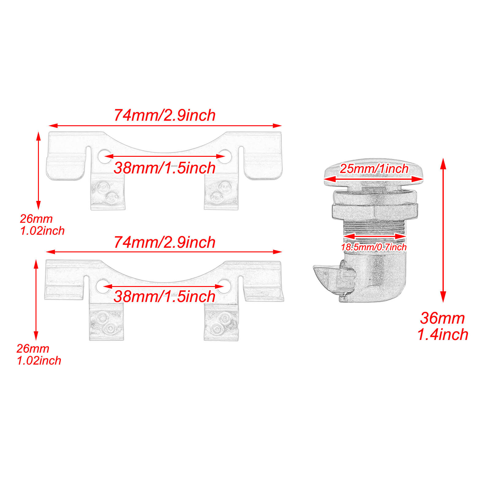 Fuel Throttle Latch Push Button For Harley Touring 1992-2025 | Mactions