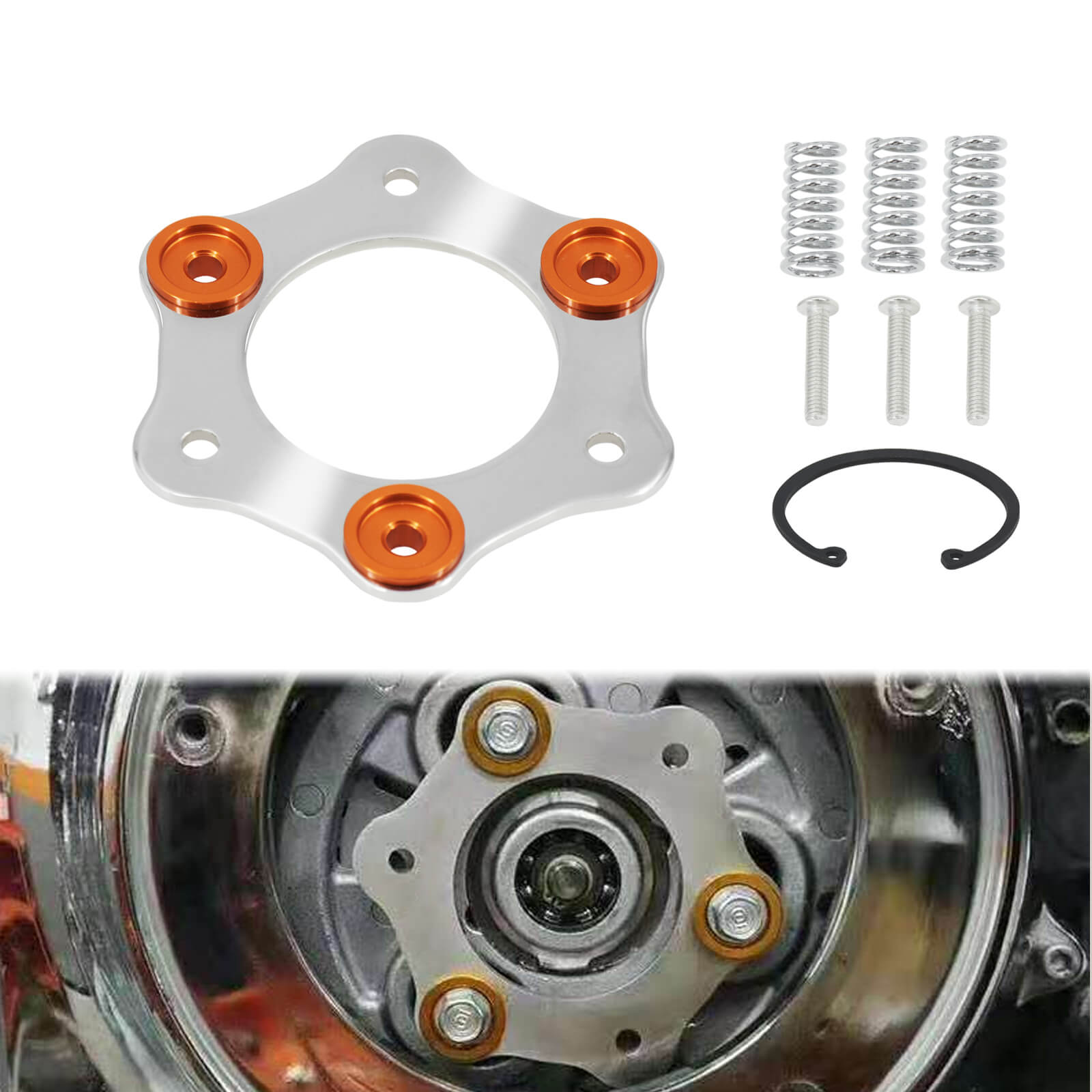 Motorcycle Clutch Release Kits Chrome For Harley 17-up Touring 14-up CVO | Mactions