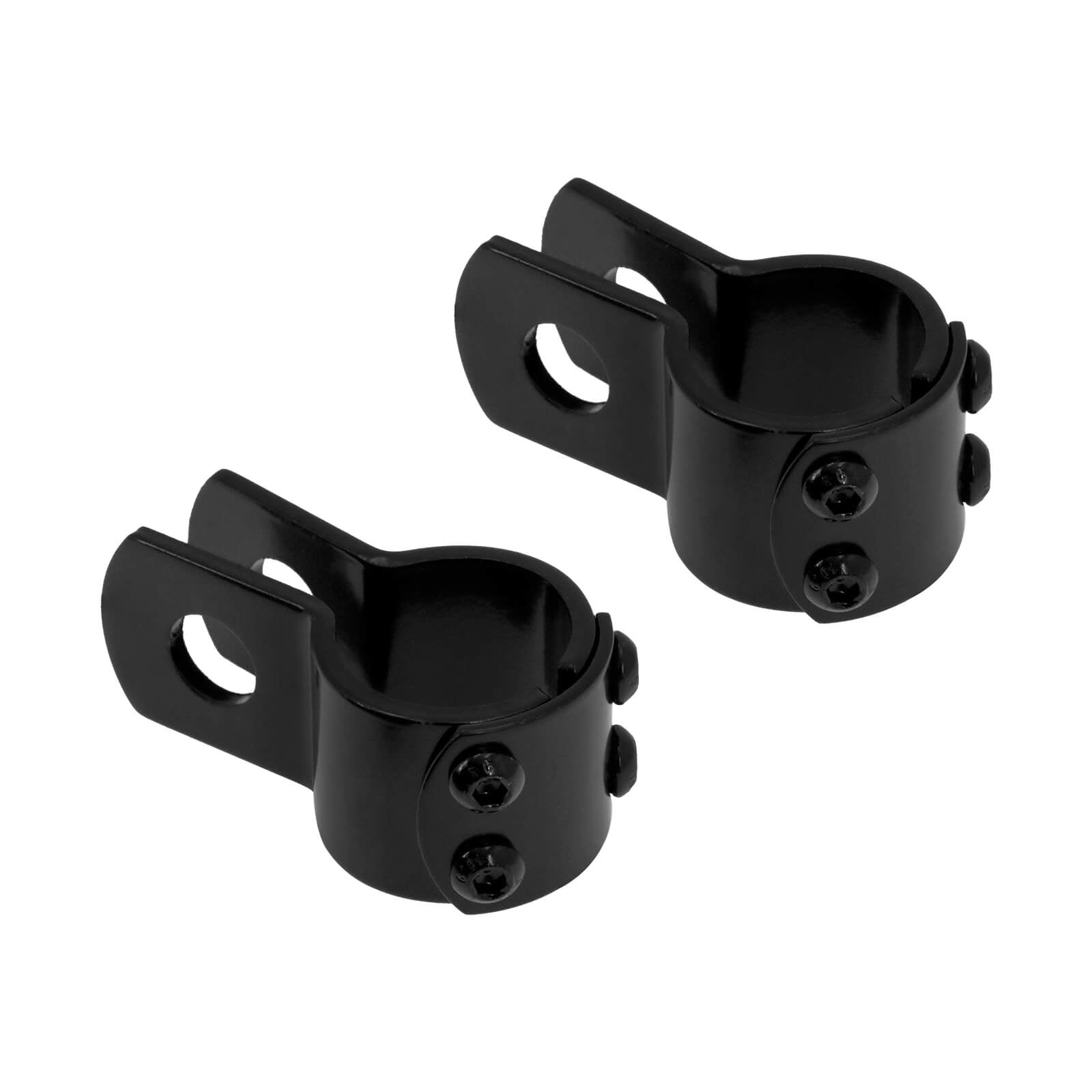 1.25" Engine Guard Clamps Mounting Brackets for Harley Honda Suzuki Kawasaki | Mactions