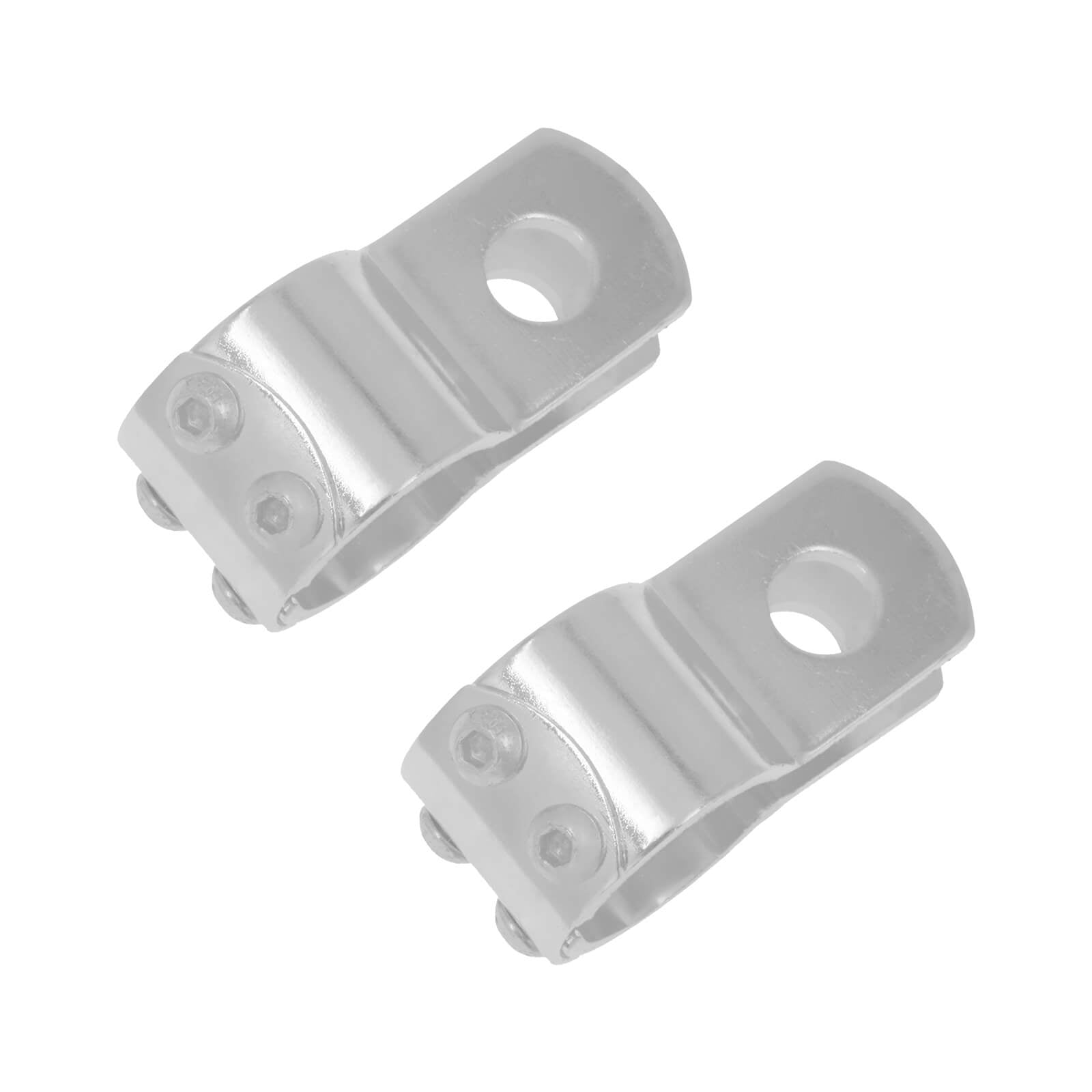 1.25" Engine Guard Clamps Mounting Brackets for Harley Honda Suzuki Kawasaki | Mactions