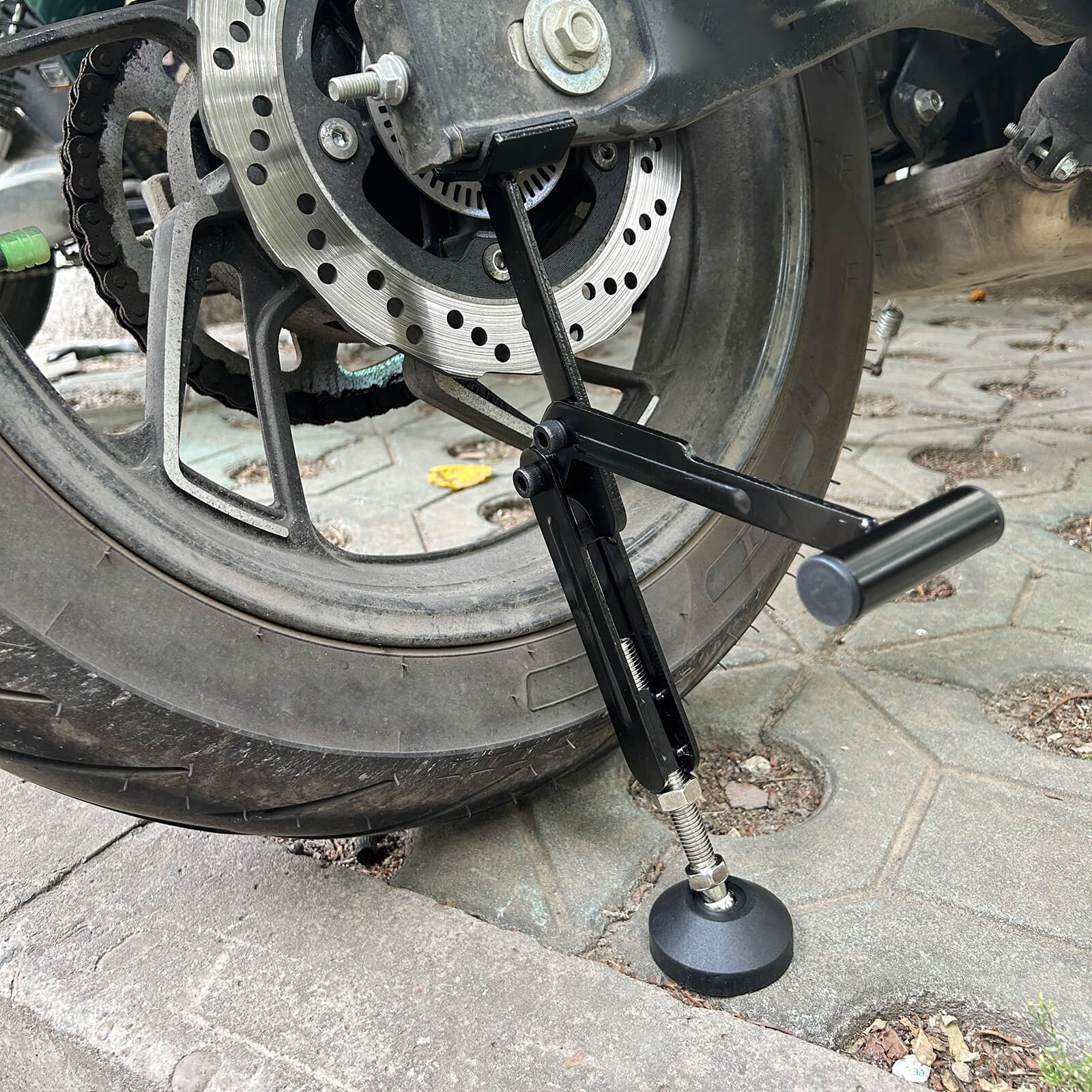 TH026603-Motorcycle-Wheel-Stand-Labor-Saving-Kickstand