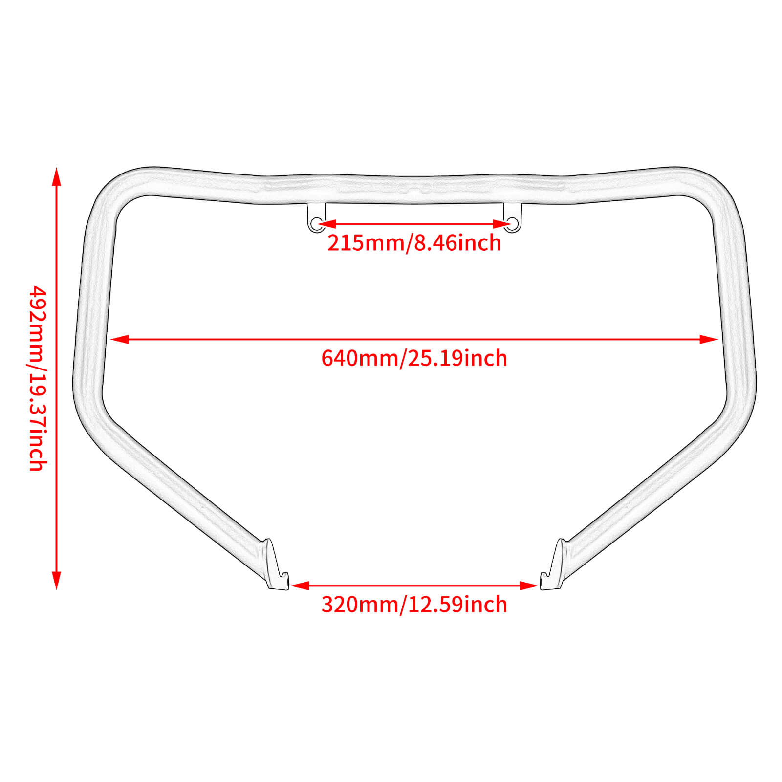 Matte Black Highway Crash Bar Fit 2021-Up Harley Sportster S | Mactions