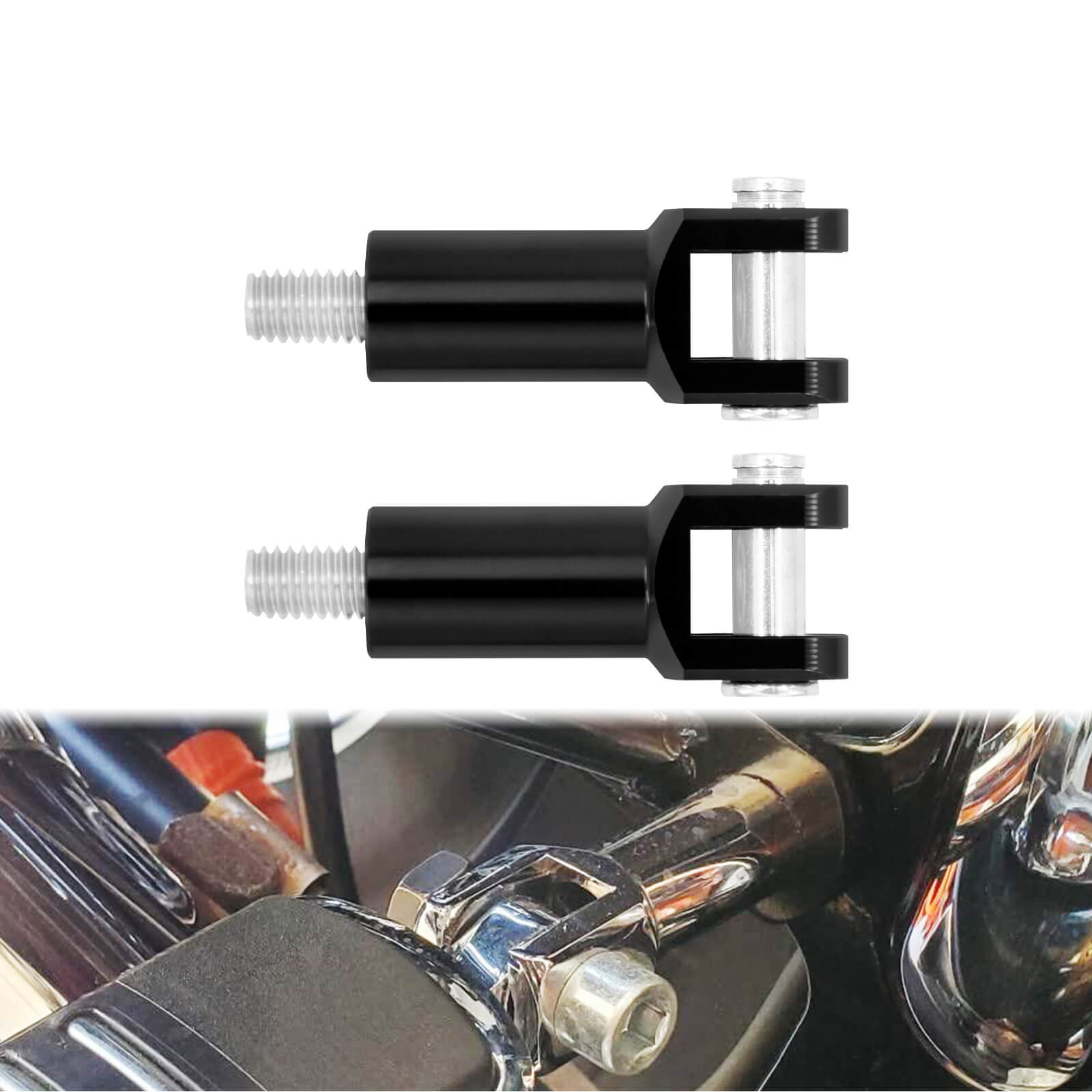 Passenger Foot Pegs Support Mount For Harley Softail '00-'06 | Mactions