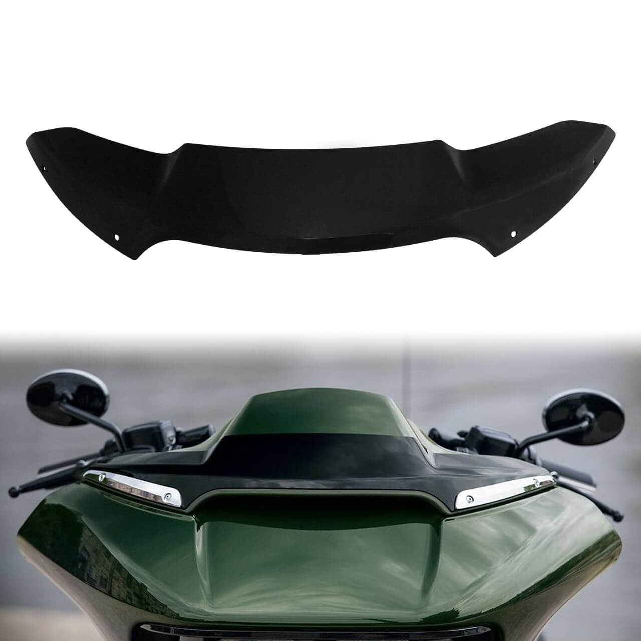 4" Fairing Windshield For Harley Touring 2015-2023 | Mactions